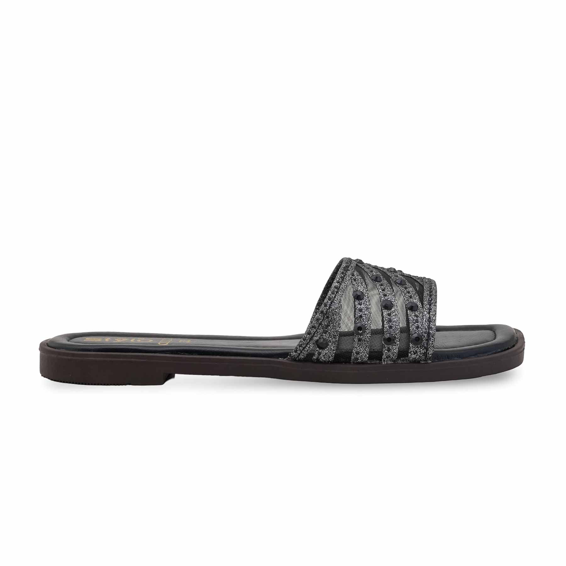 Black Casual Slipper CL2233 - Image 2