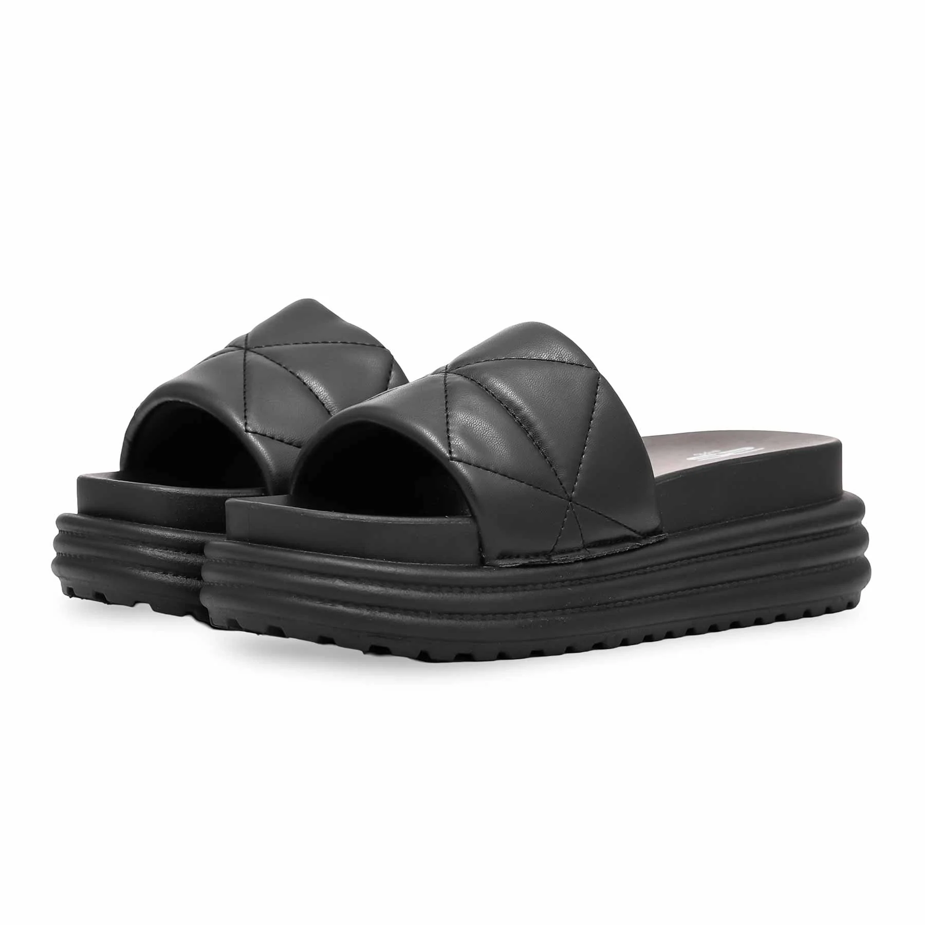 Black Casual Slipper CL9249 - Image 3