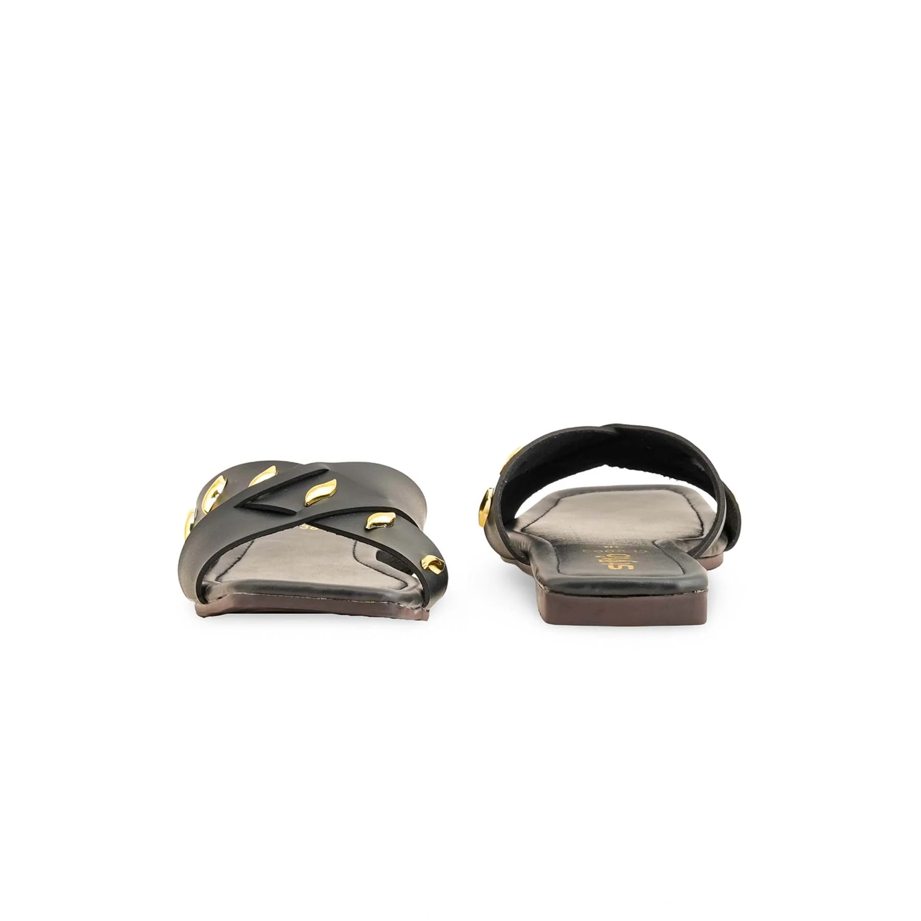 Black Casual Slipper For Ladies CL2003 - Image 4