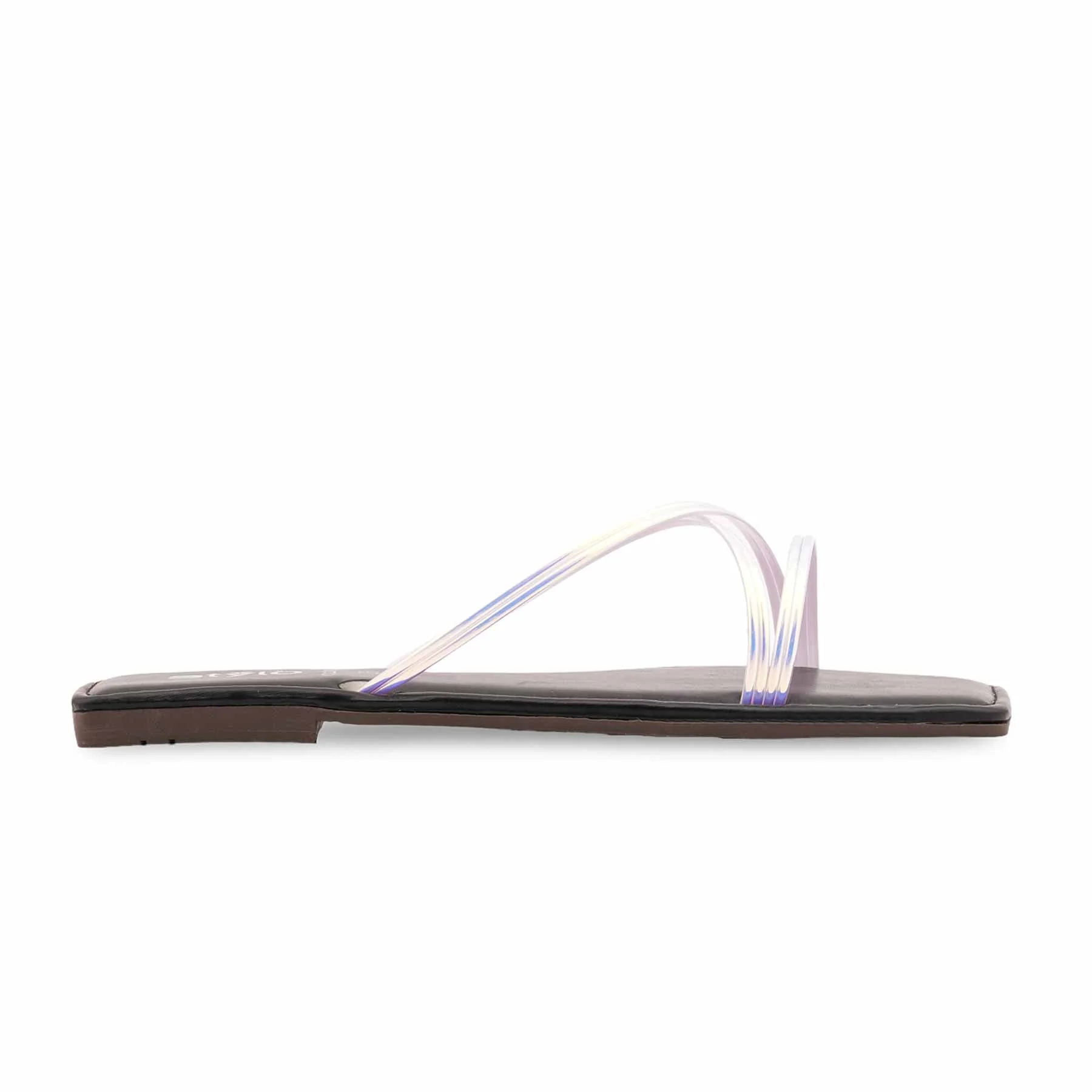 Black Casual Slipper For Ladies CL2319 - Image 2