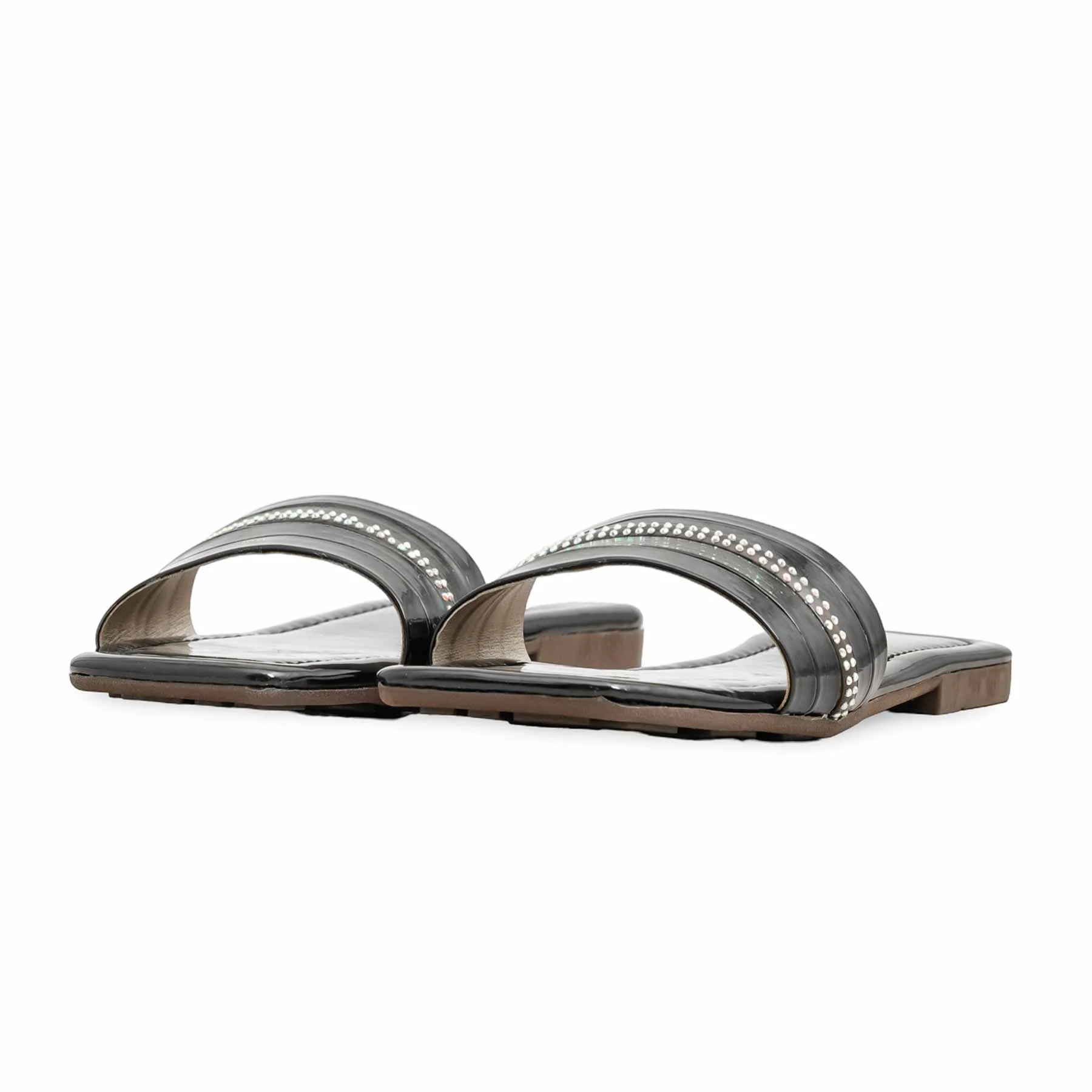 Black Casual Slipper For Women CL2133 - Image 3