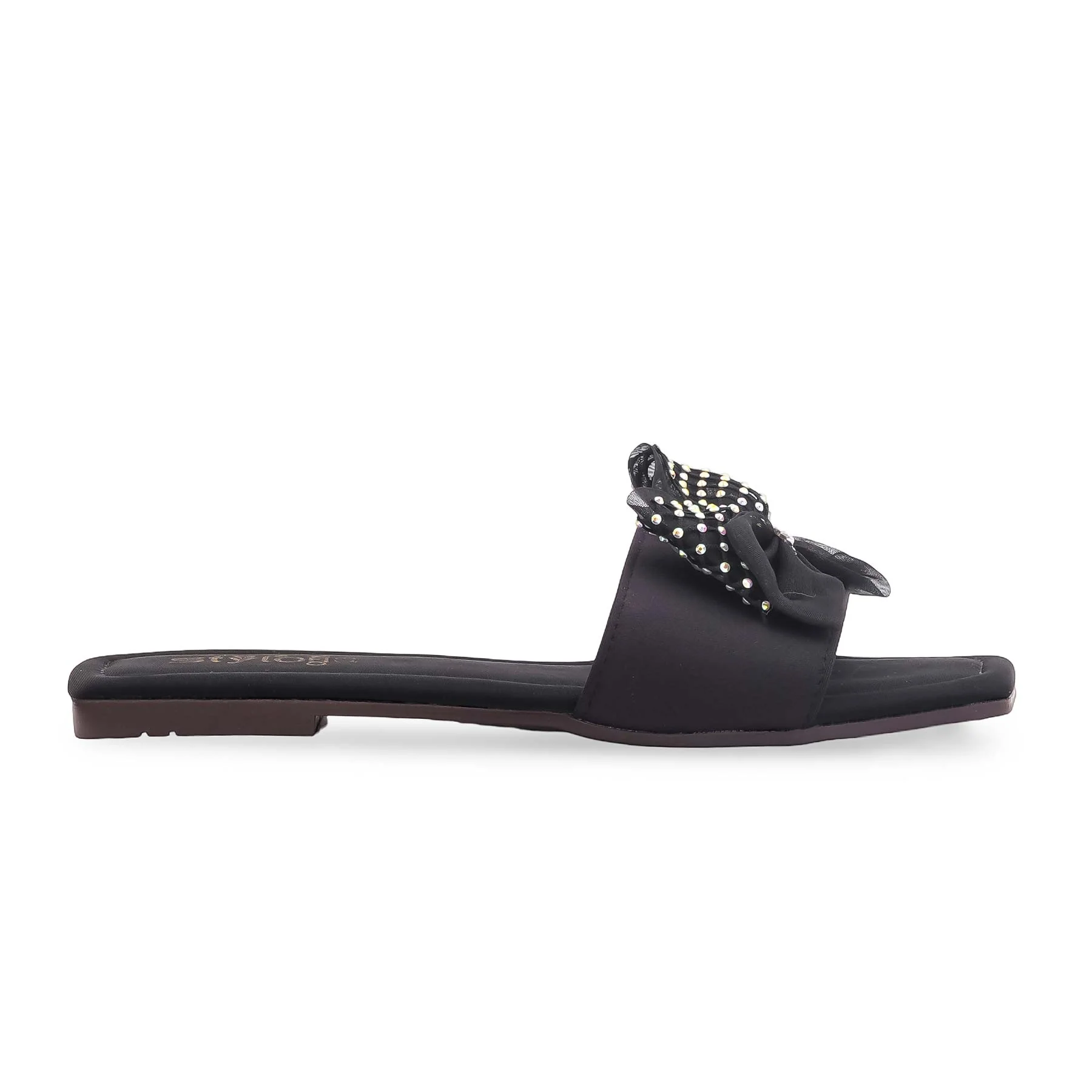 Black Casual Slipper For Women CL2224 - Image 2