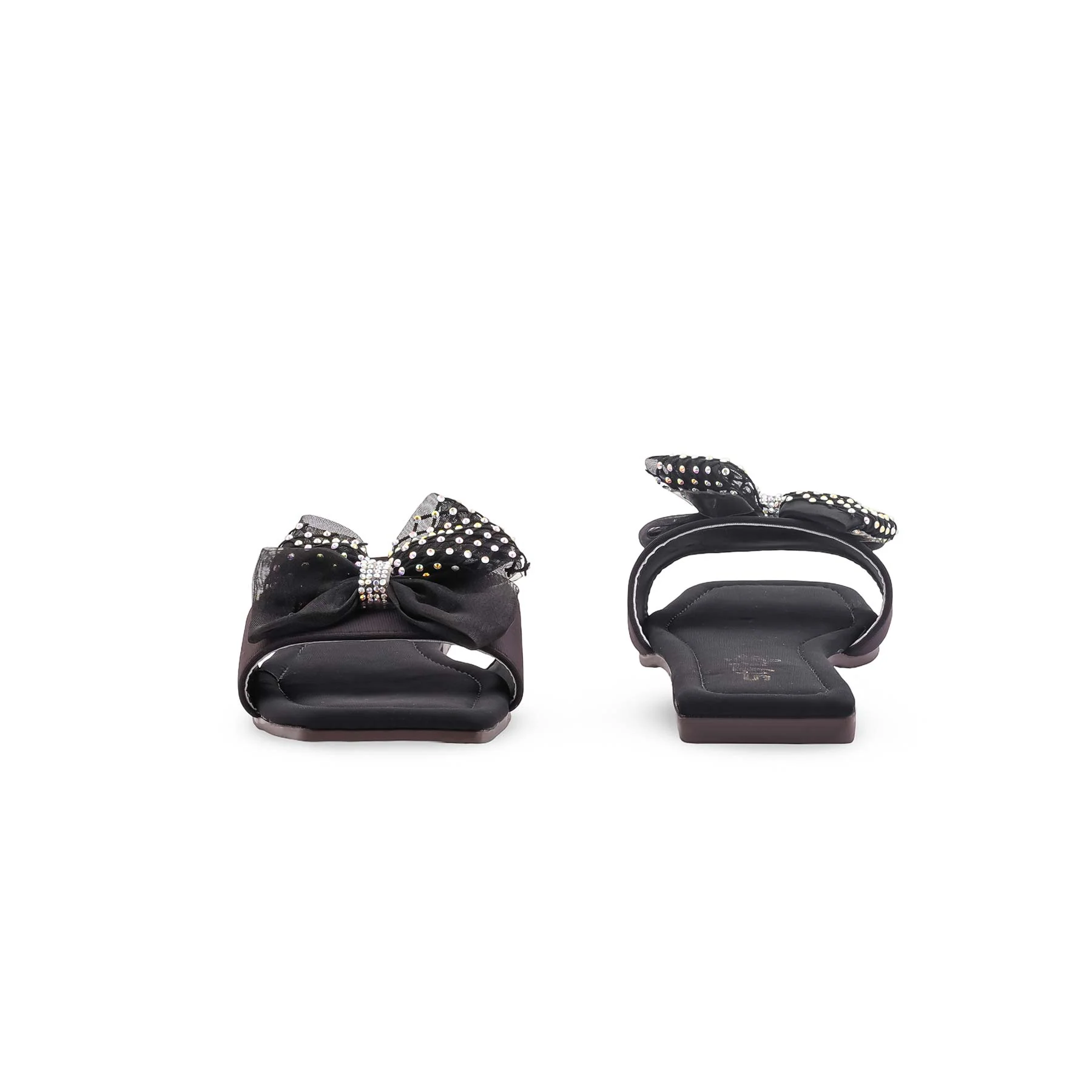 Black Casual Slipper For Women CL2224 - Image 4