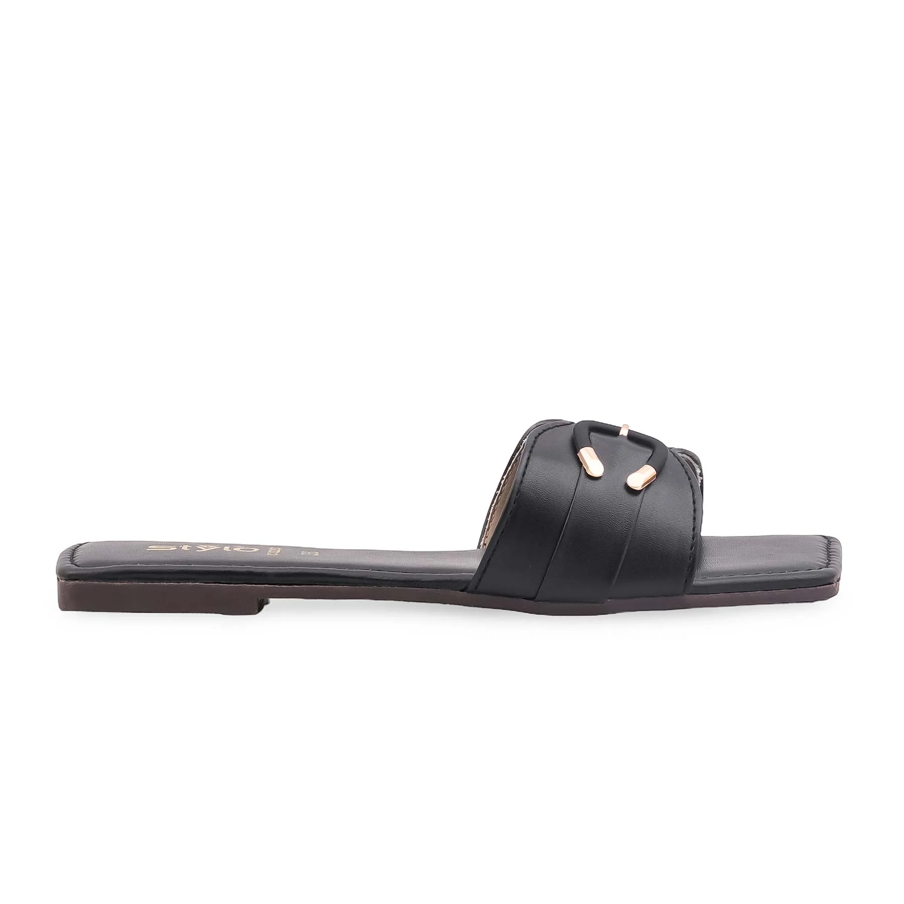 Black Casual Slipper For Women CL2293 - Image 2