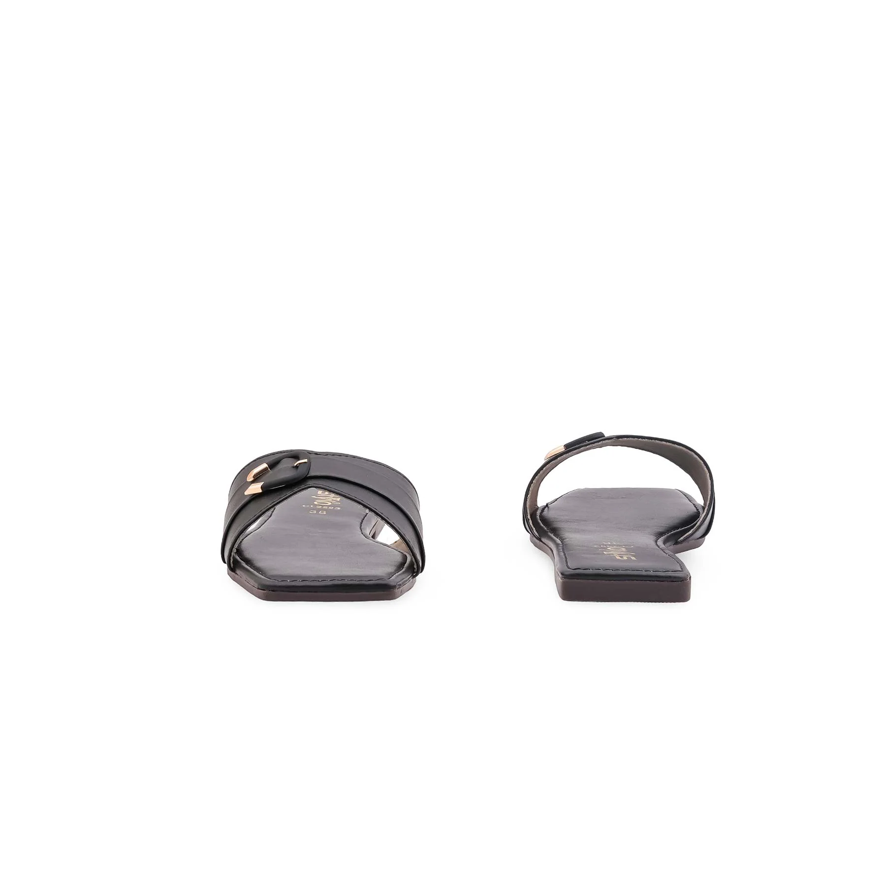 Black Casual Slipper For Women CL2293 - Image 4