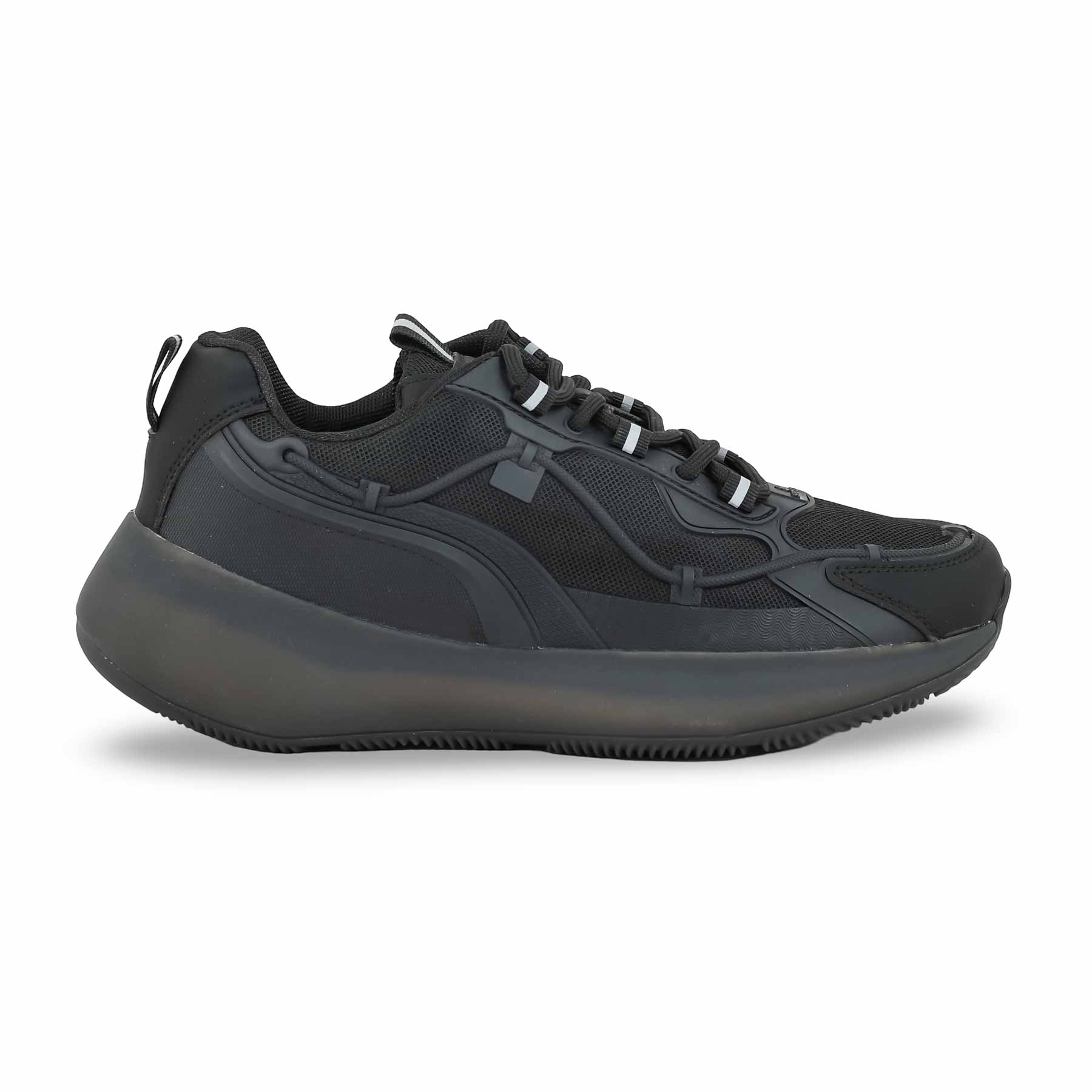 Black Casual Sneaker For Ladies AT7350 - Image 2