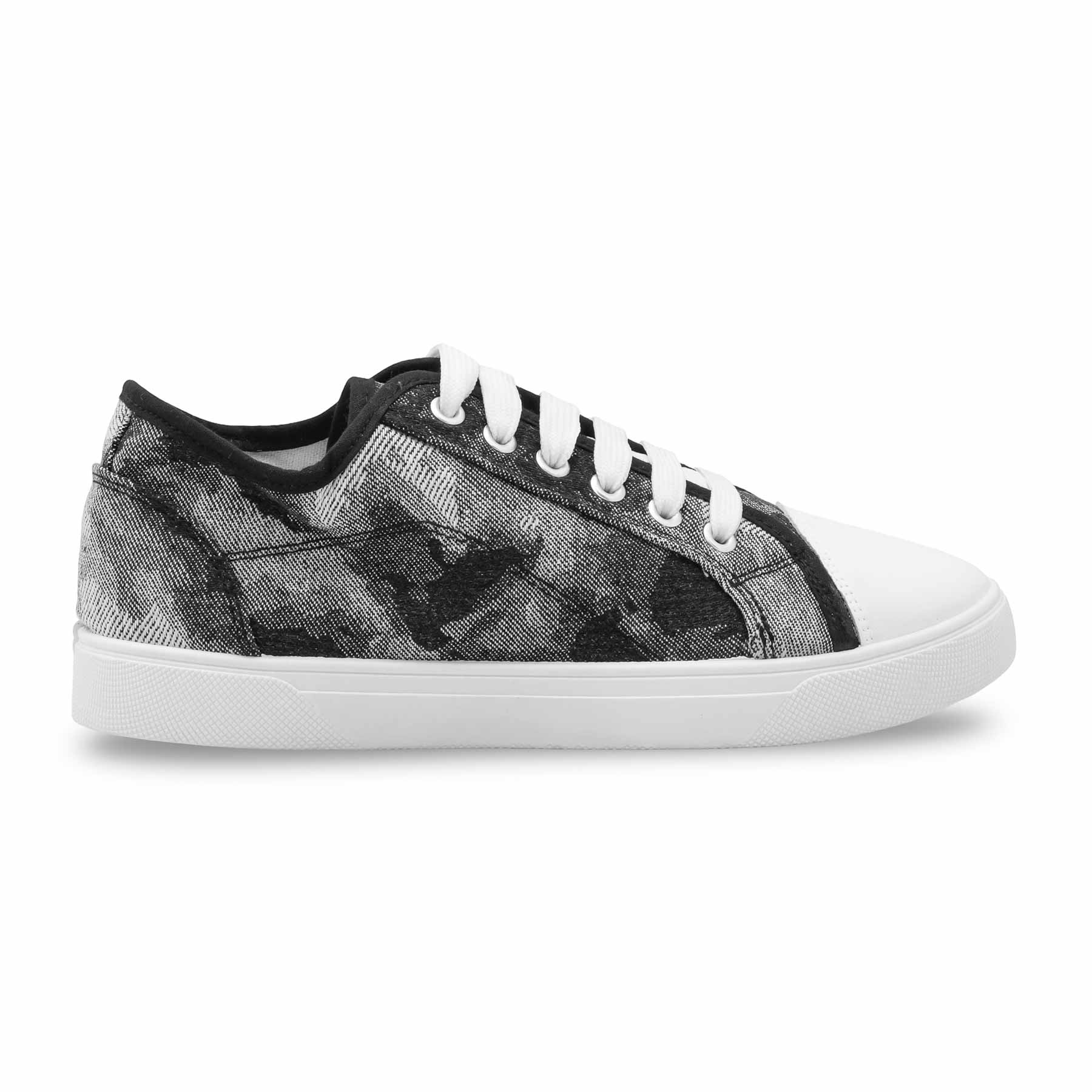 Black Casual Sneaker For Ladies AT7478 - Image 2