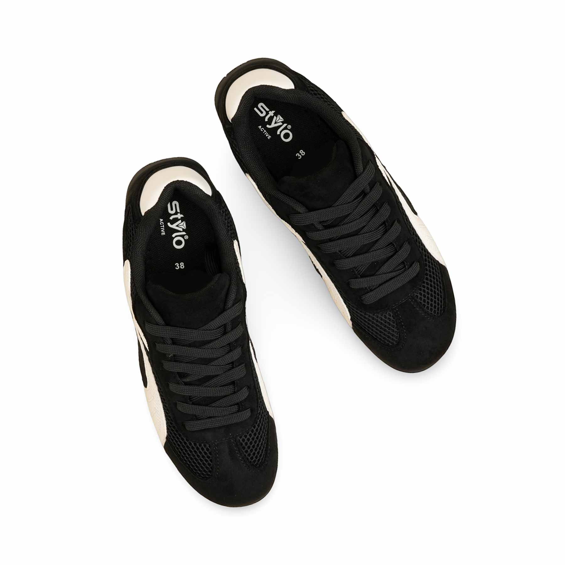 Black Casual Sneaker For Ladies AT7495 - Image 5