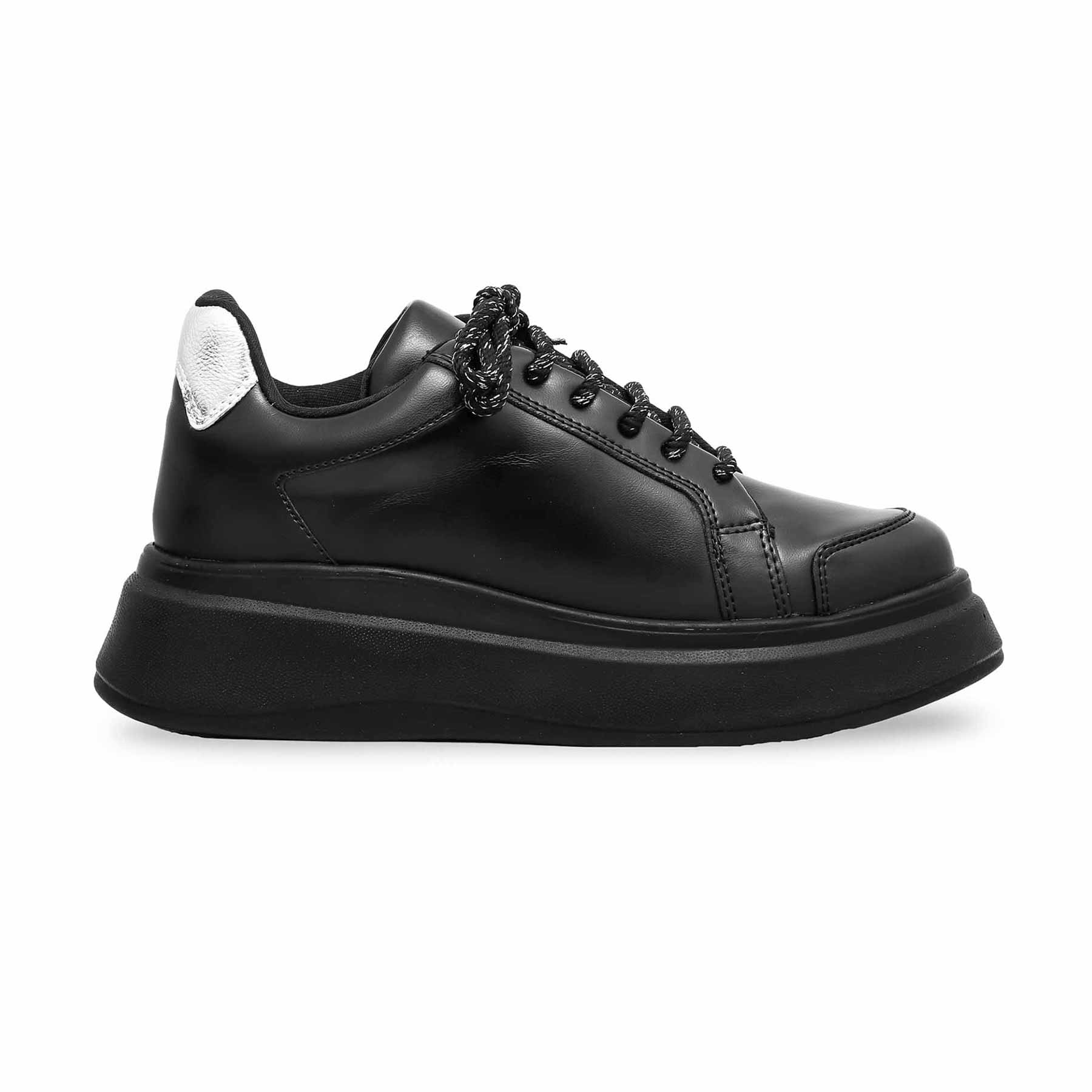 Black Casual Sneaker For Women AT7364 - Image 2