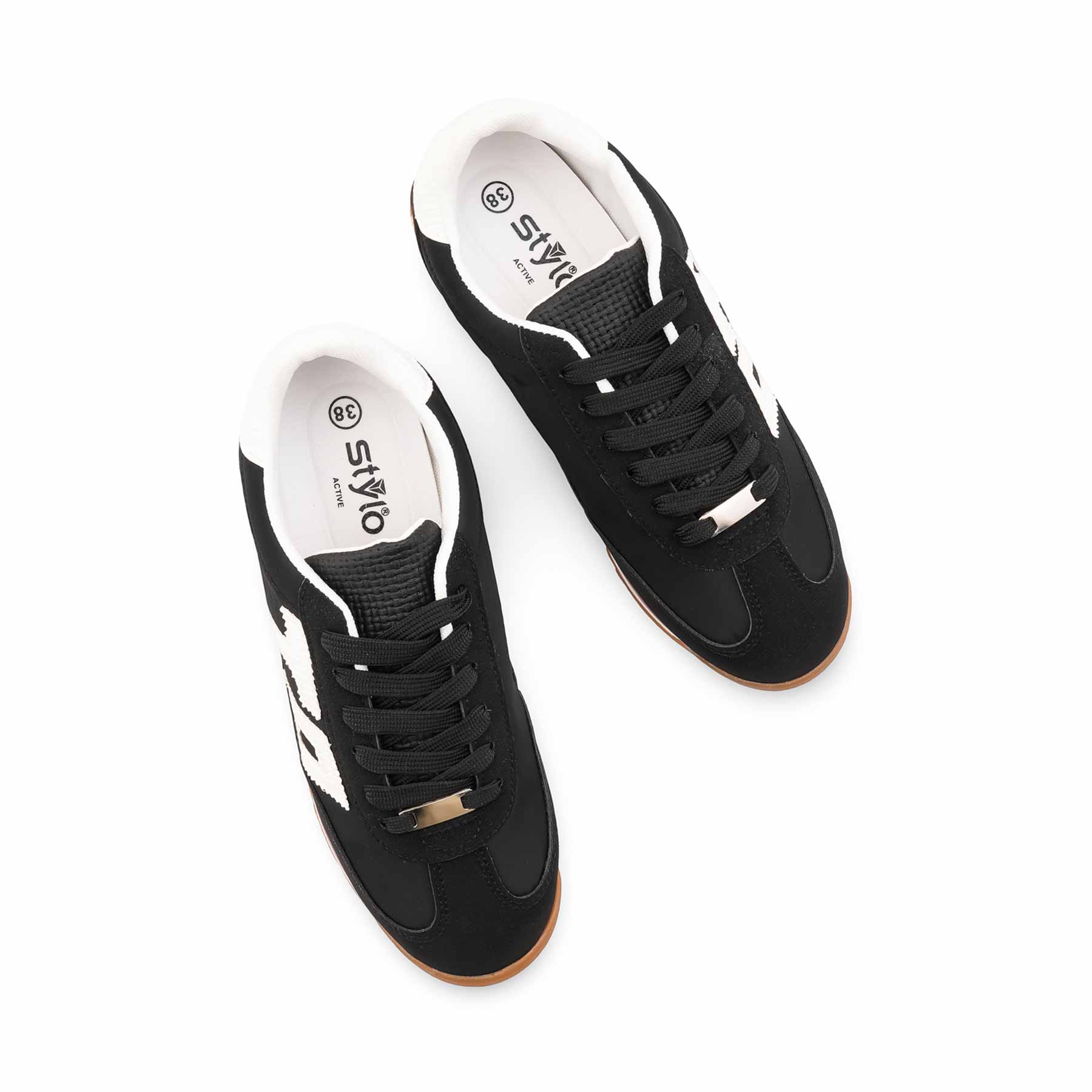 Black Casual Sneaker For Women AT7433 - Image 5