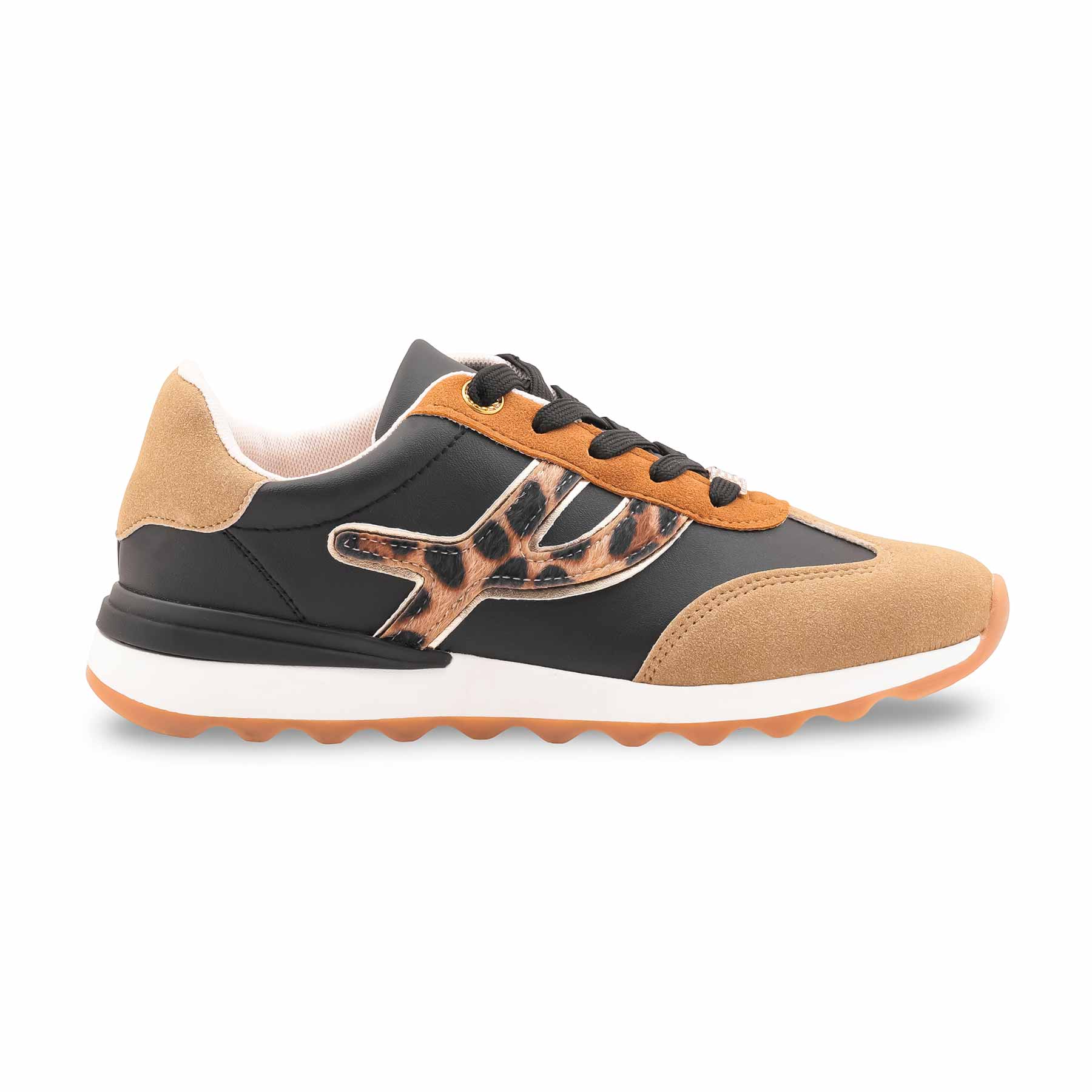 Black Casual Sneaker For Women AT7434 - Image 2