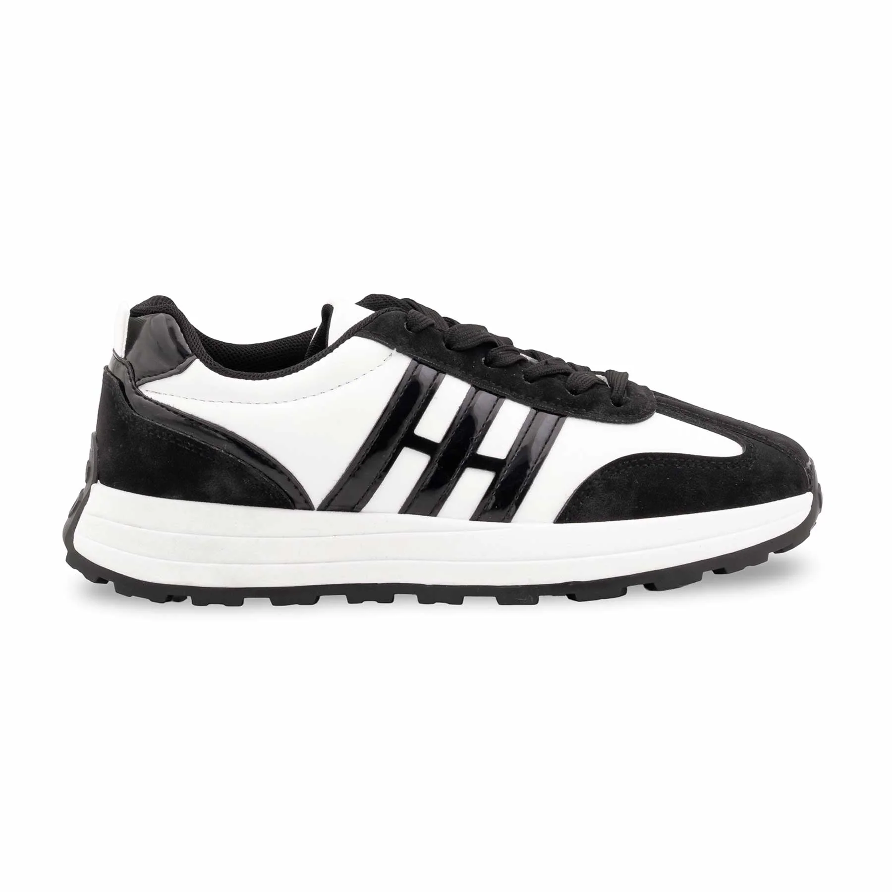 Black Casual Sneaker For Women AT7436 - Image 2