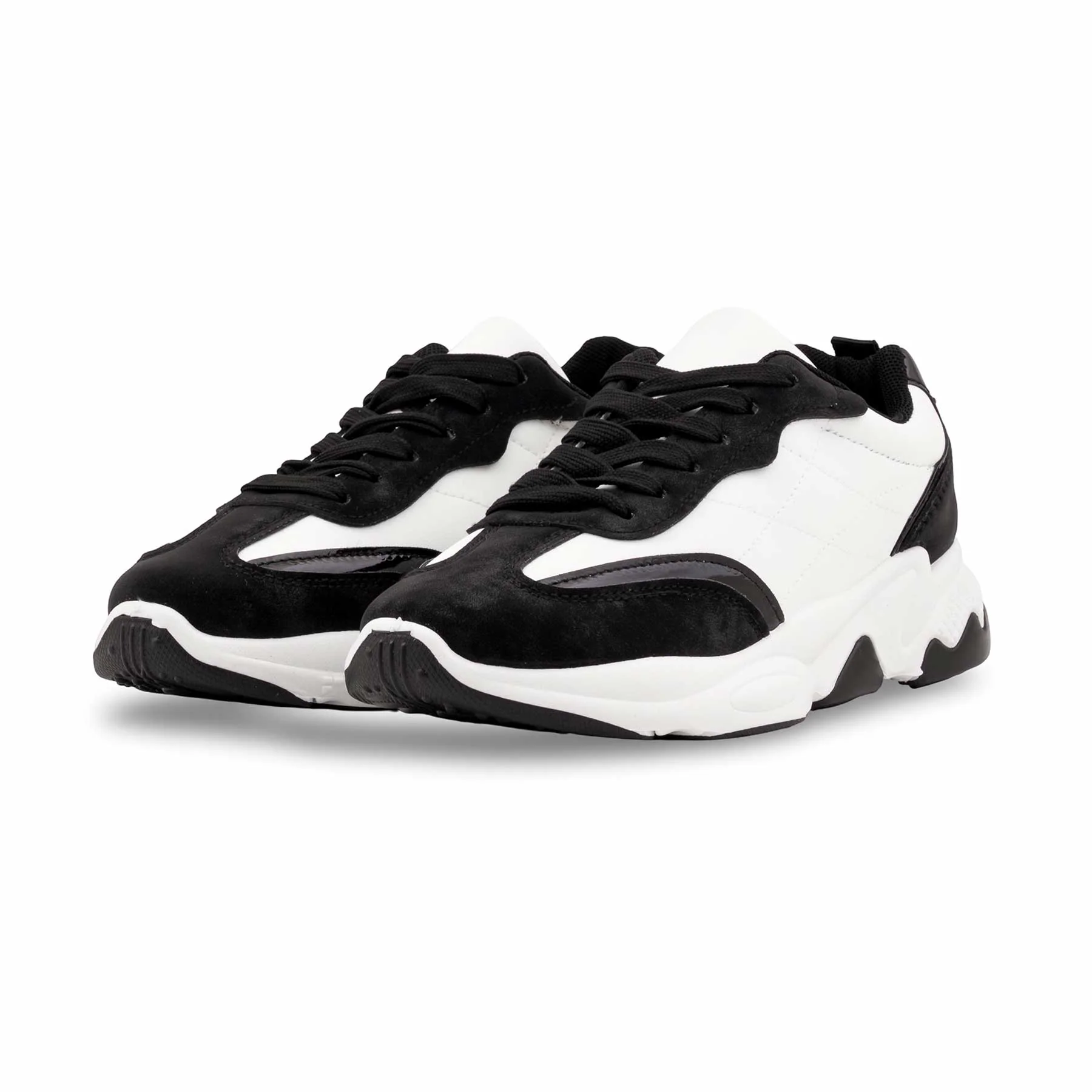 Black Casual Sneaker For Women AT7488 - Image 3