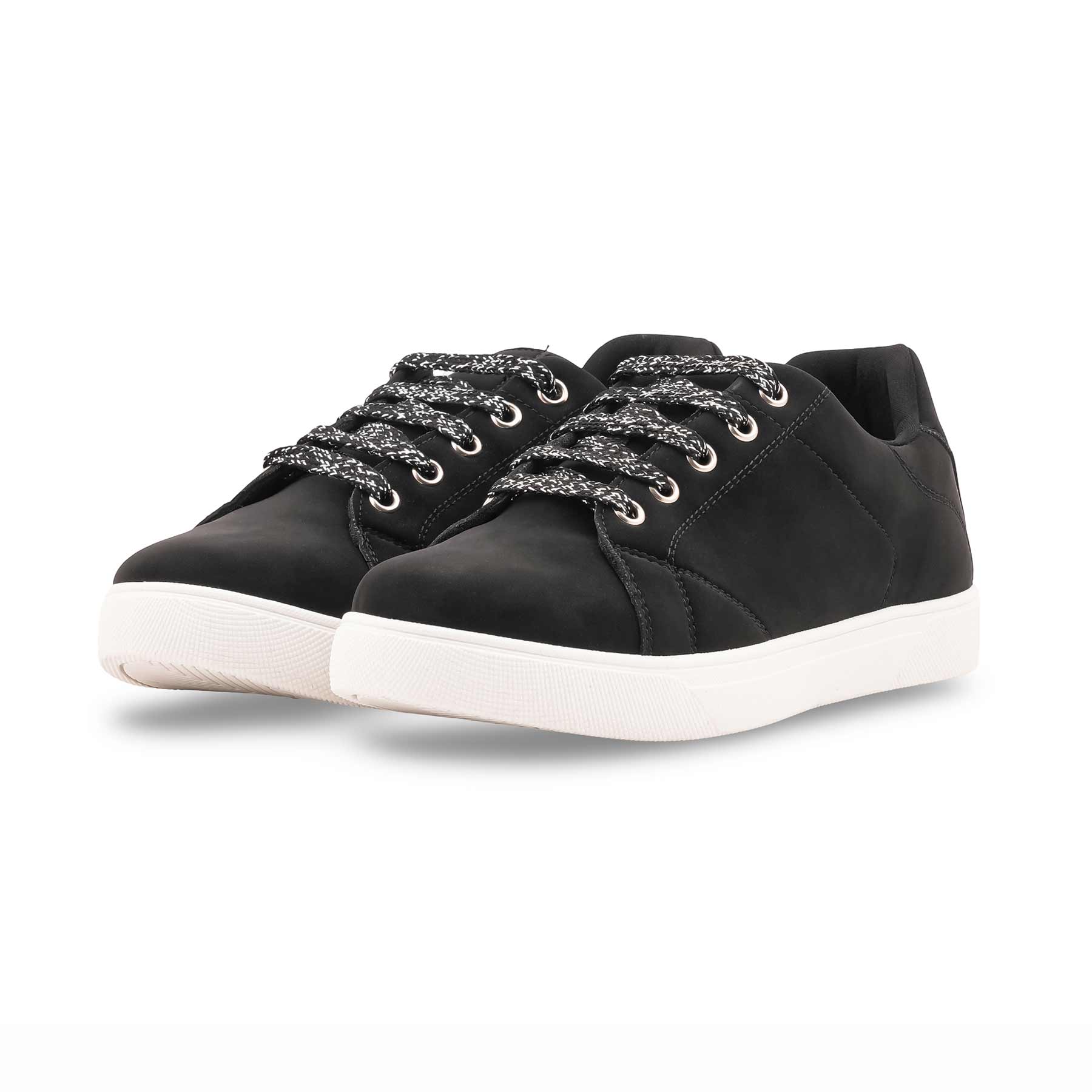 Black Casual Sneaker For Women AT7501 - Image 3