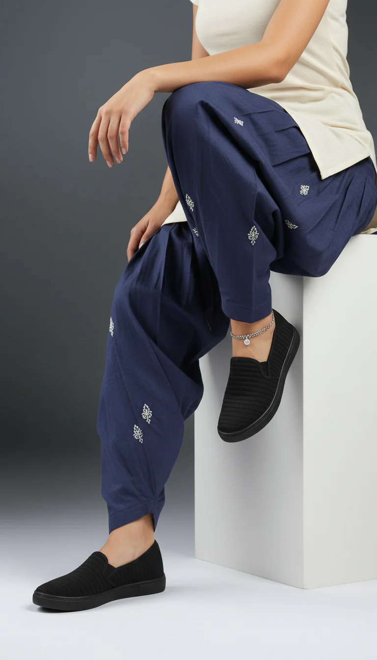 Black Casual Sneaker WN6204 - Image 13