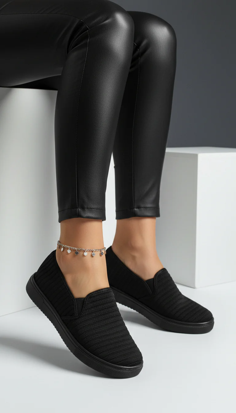 Black Casual Sneaker WN6204 - Image 15