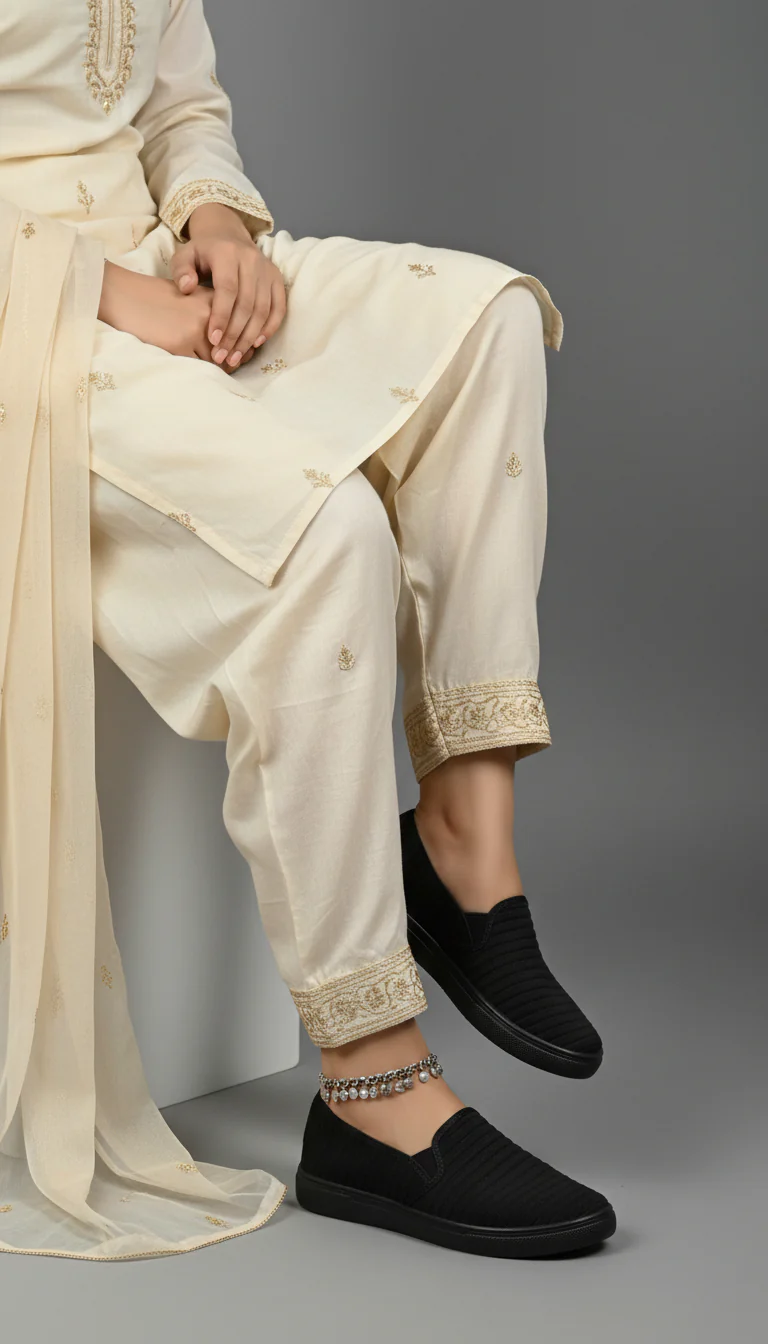 Black Casual Sneaker WN6204 - Image 25