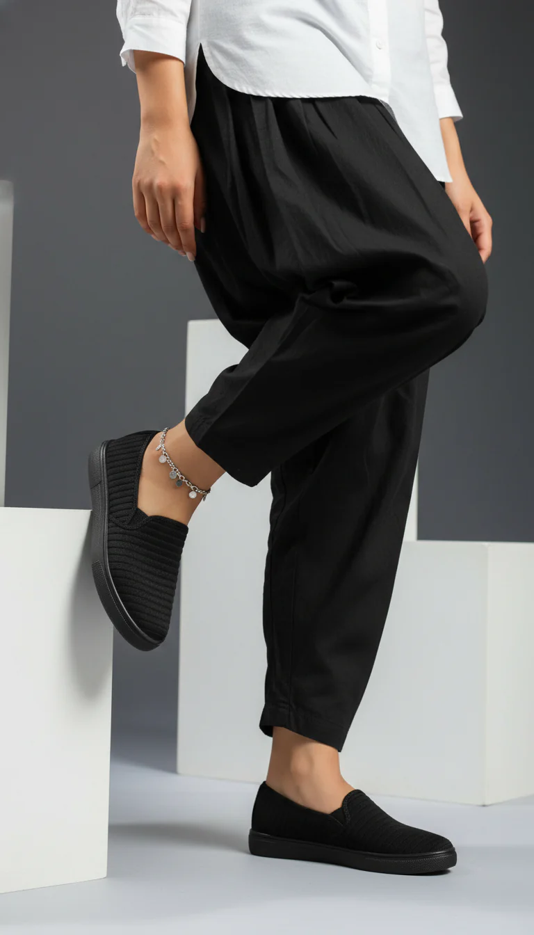Black Casual Sneaker WN6203 - Image 10