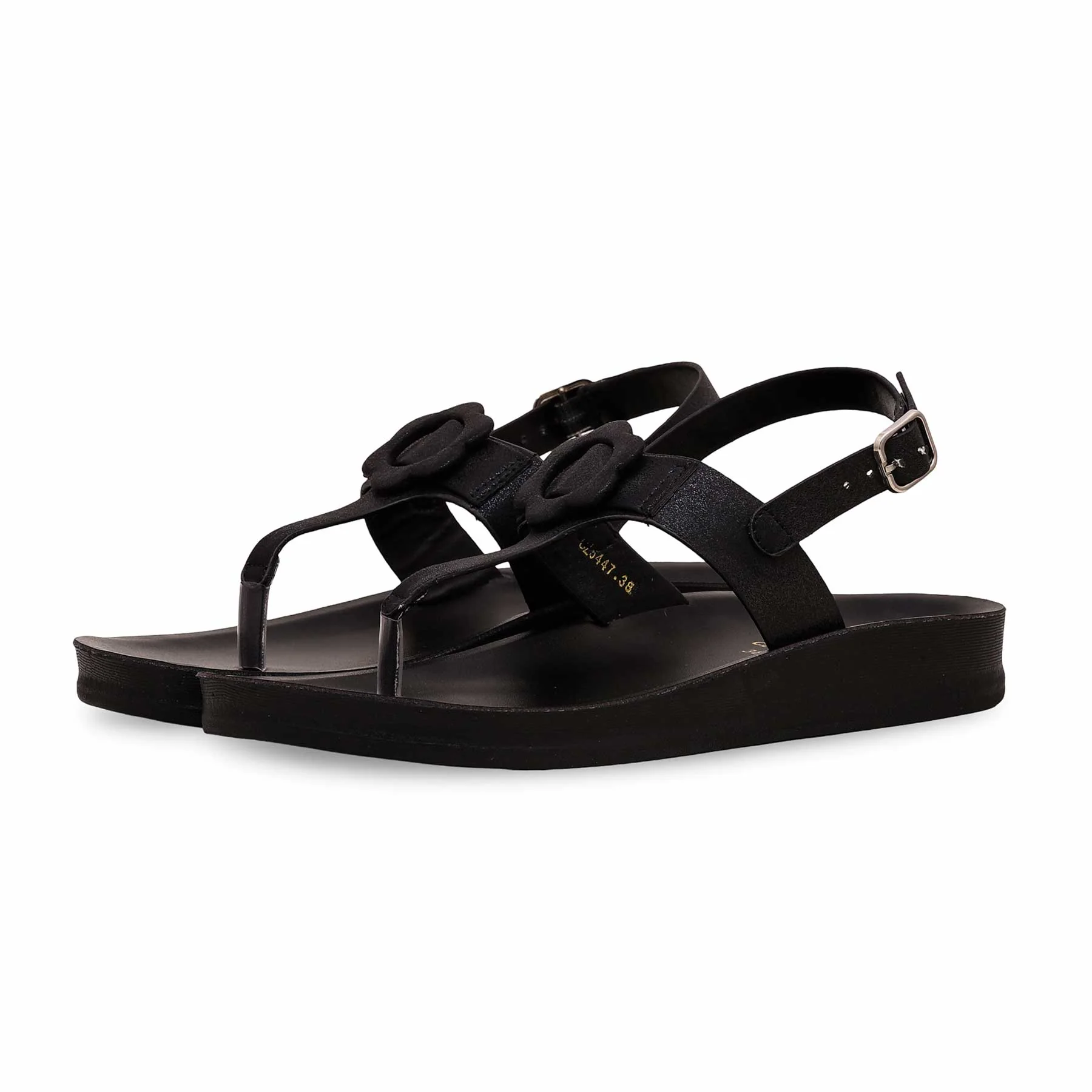 Black Casual Sandal CL5447 - Image 4
