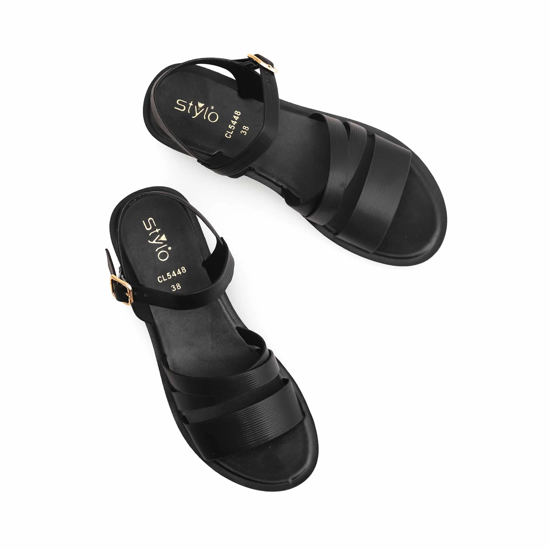 Black Casual Sandal CL5448 - Image 5