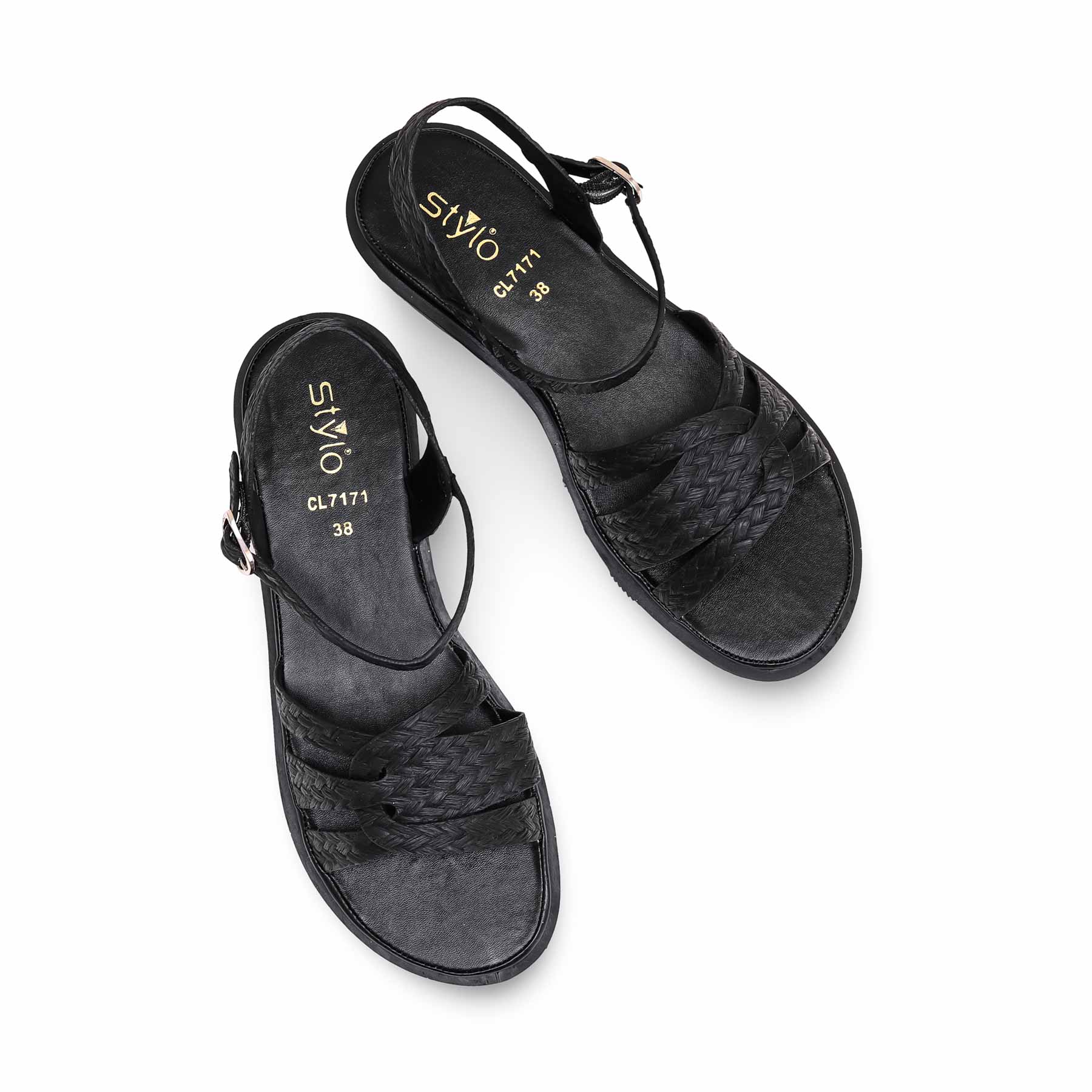 Black Casual Sandal CL7171 - Image 4