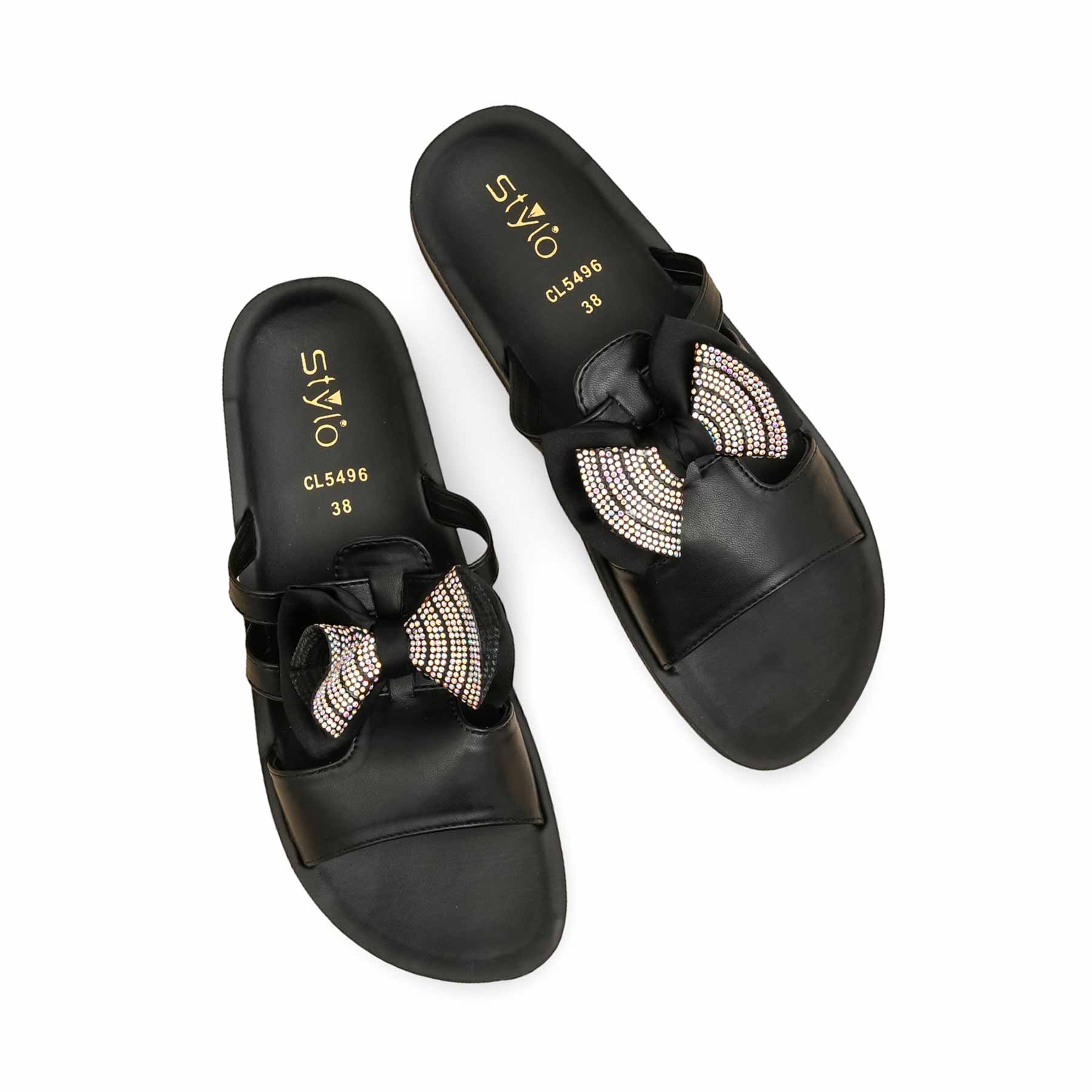 Black Casual Softy For Ladies CL5496 - Image 5