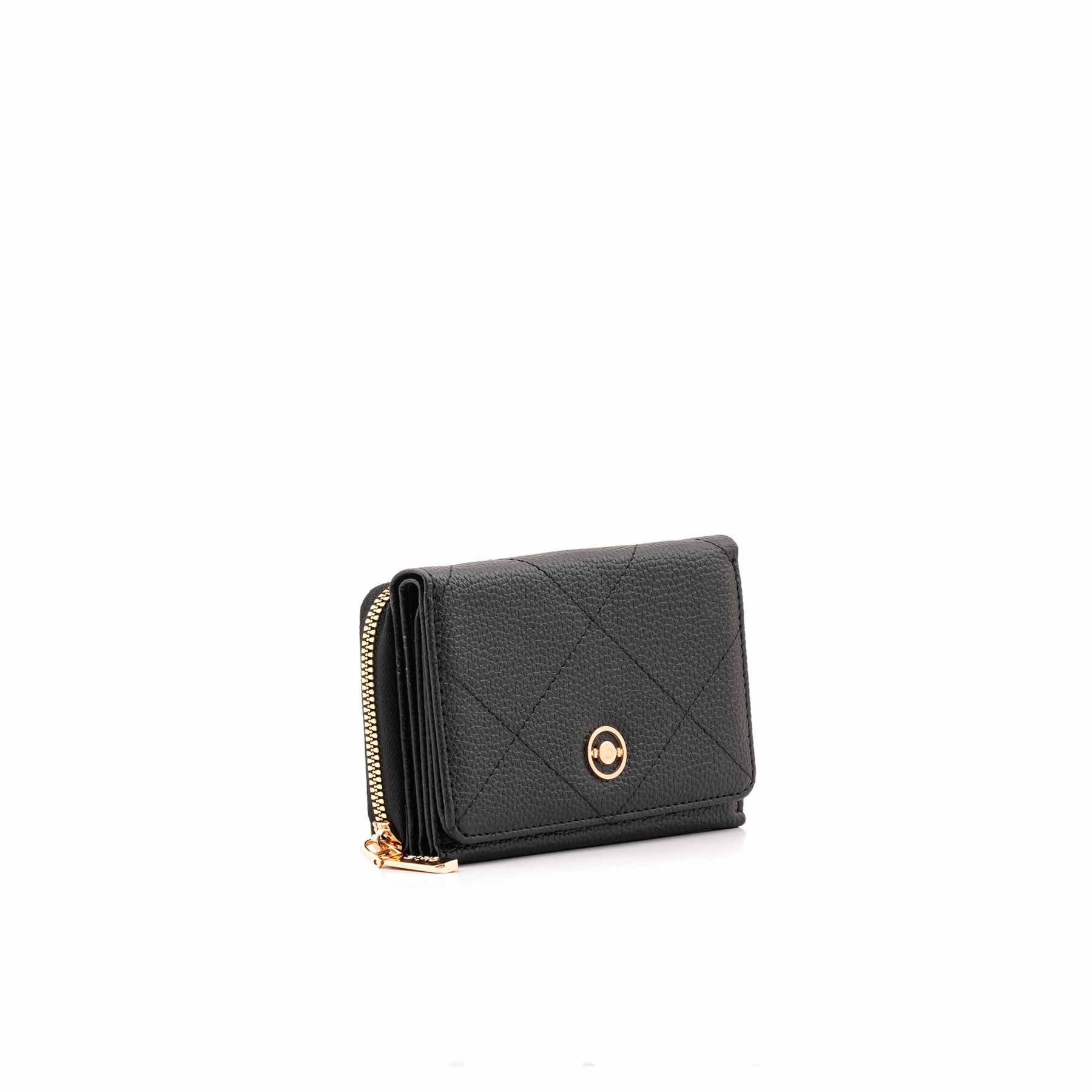Black Casual Wallet For Women P71127 - Image 3