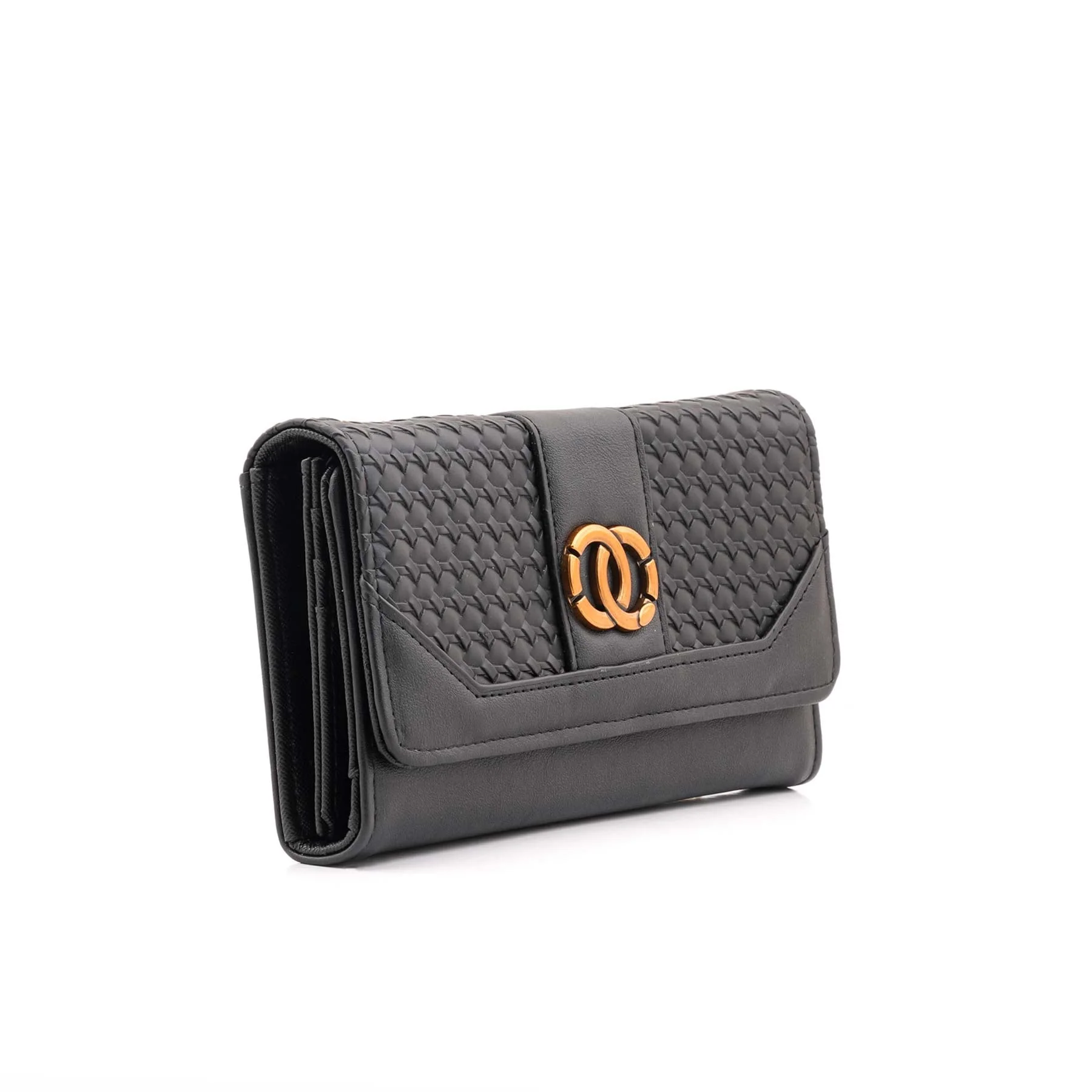 Black Casual Wallet For Women P71129 - Image 3
