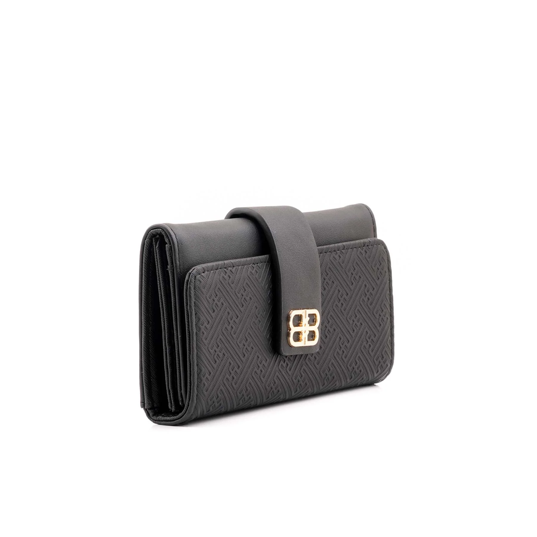 Black Casual Wallet For Women P71131 - Image 3