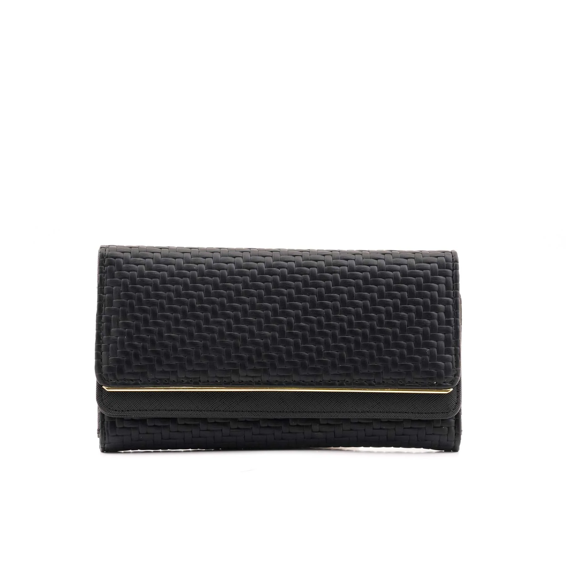 Black Casual Wallet For Women P71138 - Image 2