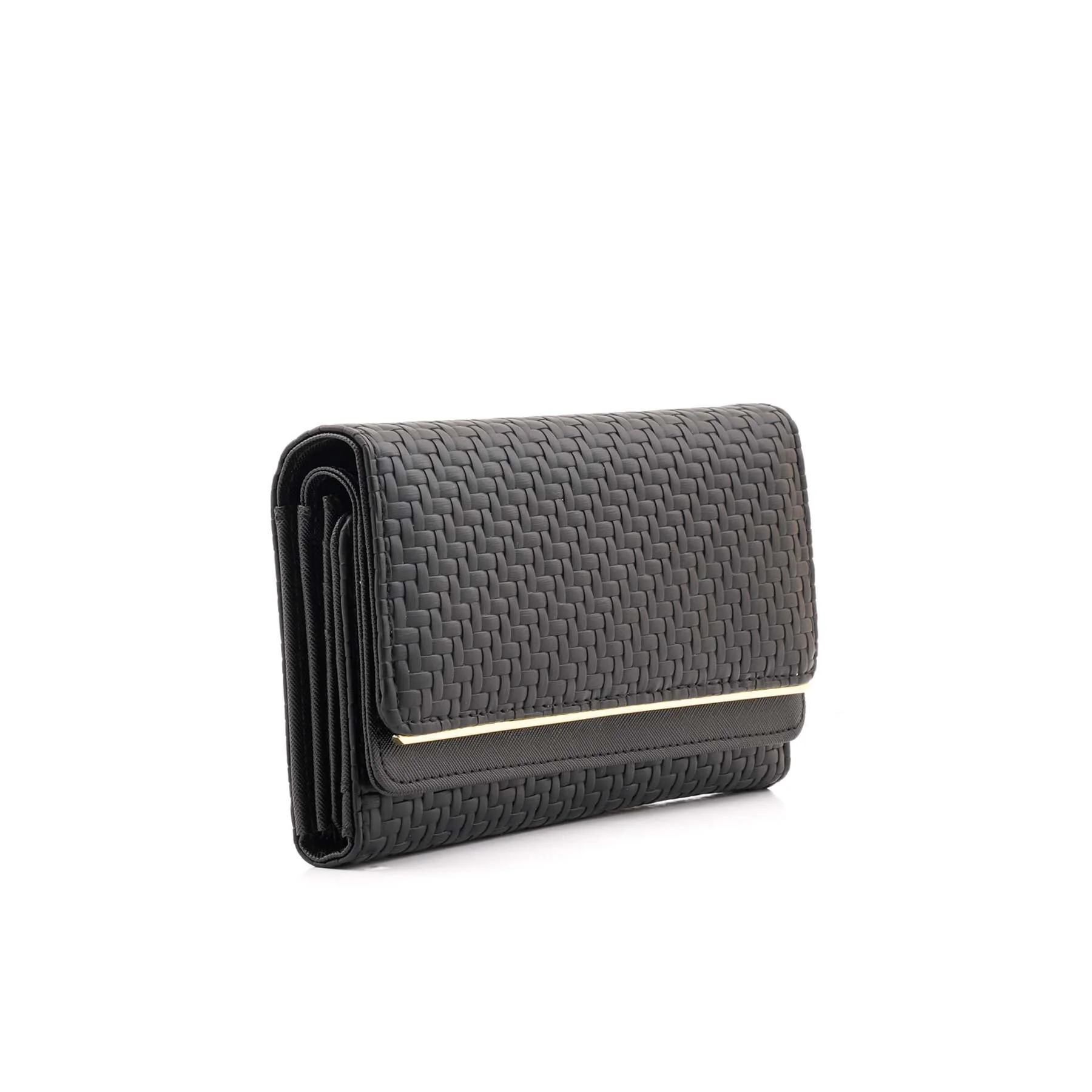 Black Casual Wallet For Women P71138 - Image 3