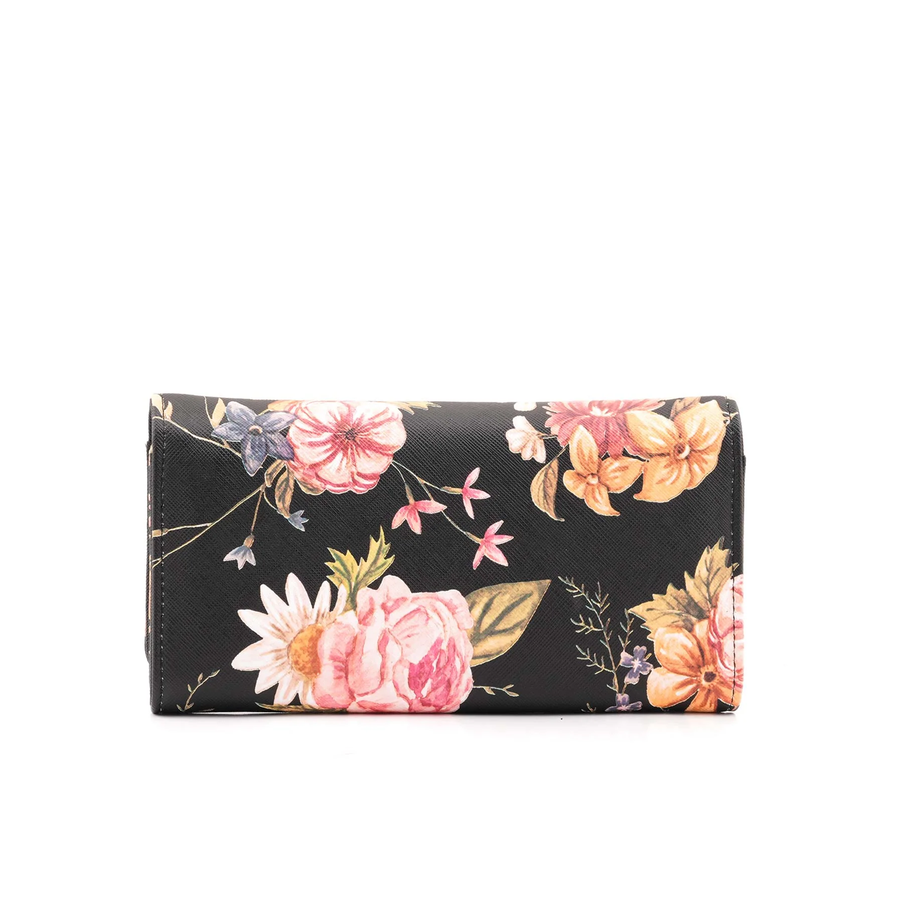 Black Casual Wallet For Women P71139 - Image 4