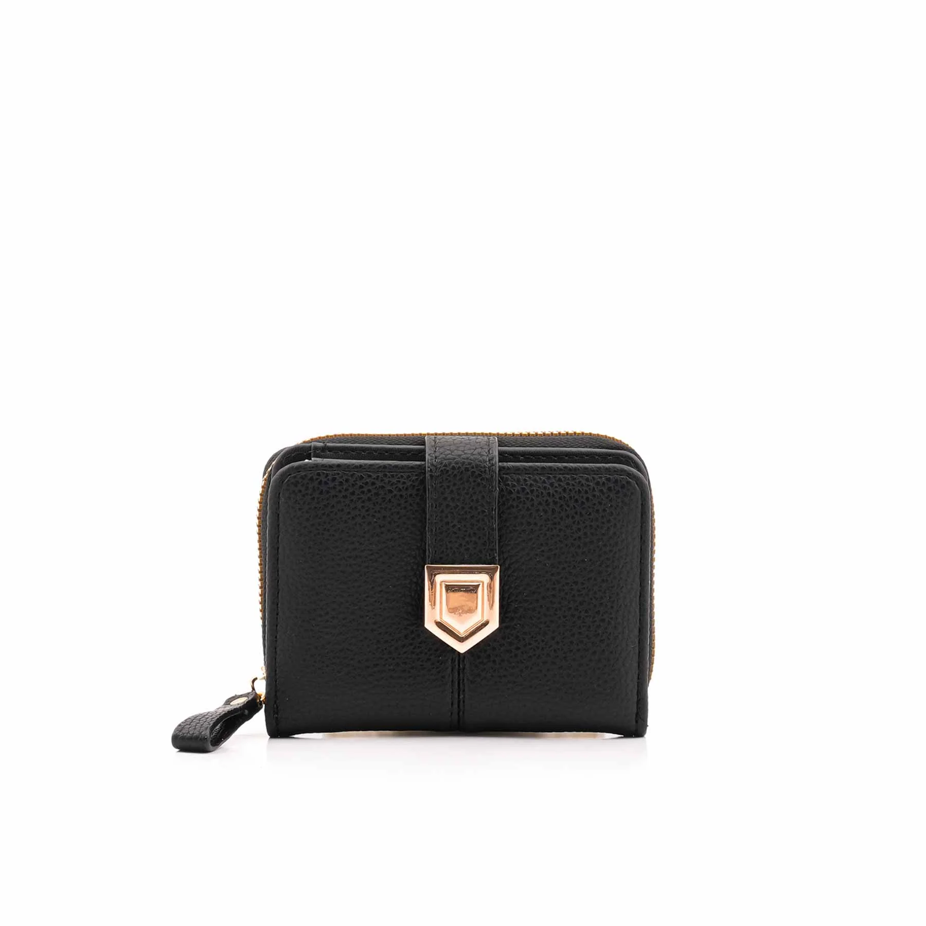Black Casual Wallet For Women P71154 - Image 2