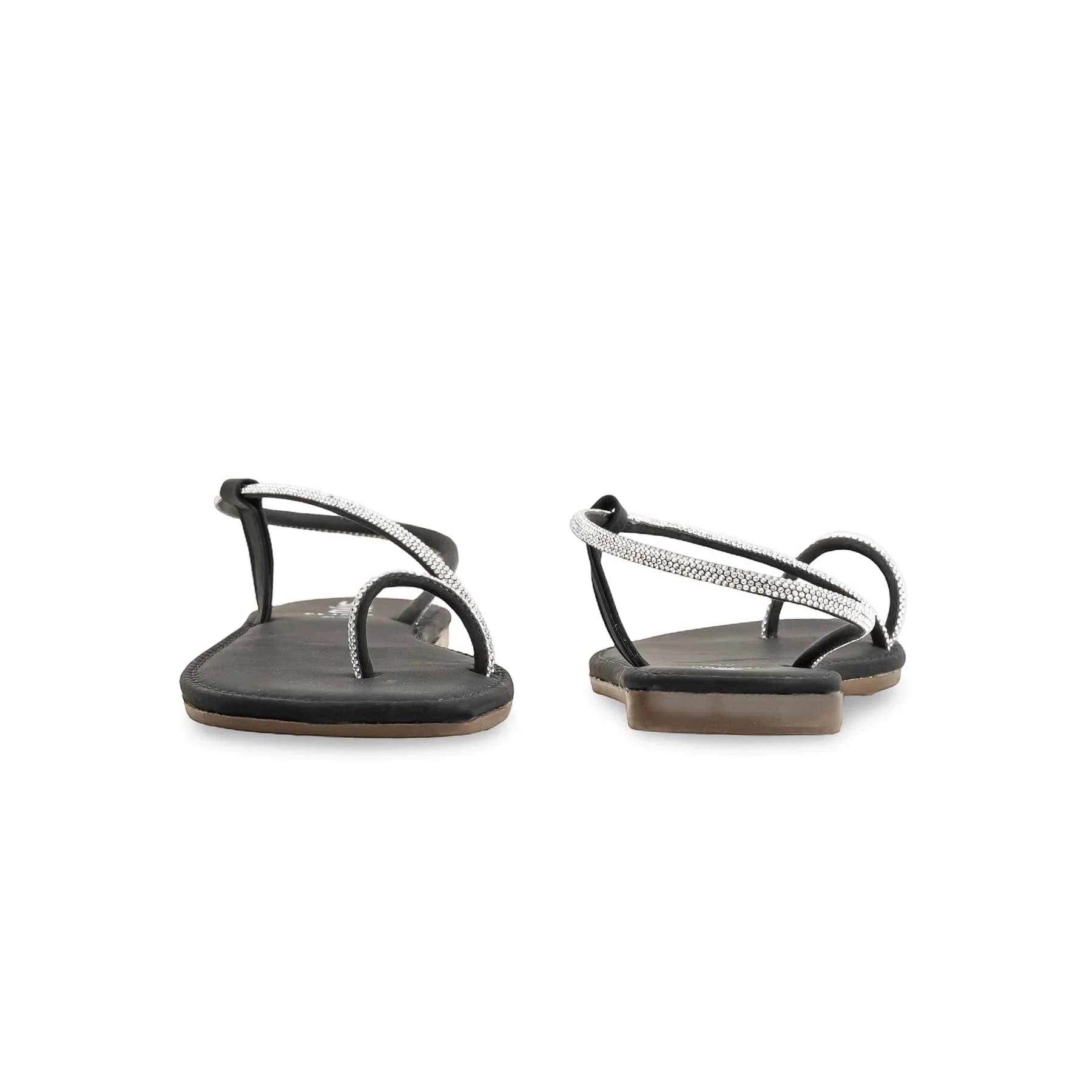 Black Casual Women Chappal CL1880 - Image 4