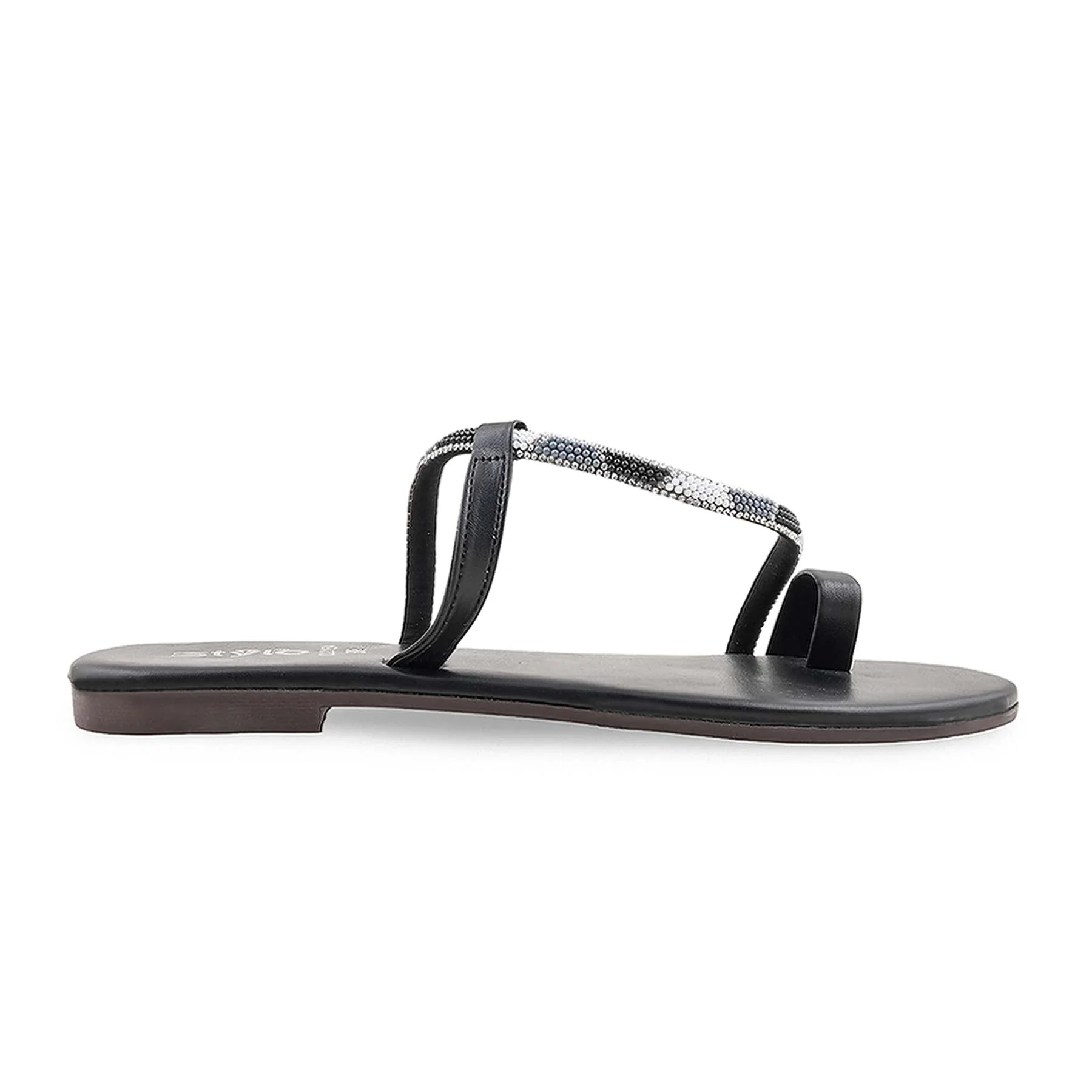 Black Casual Women Chappal CL2154 - Image 2