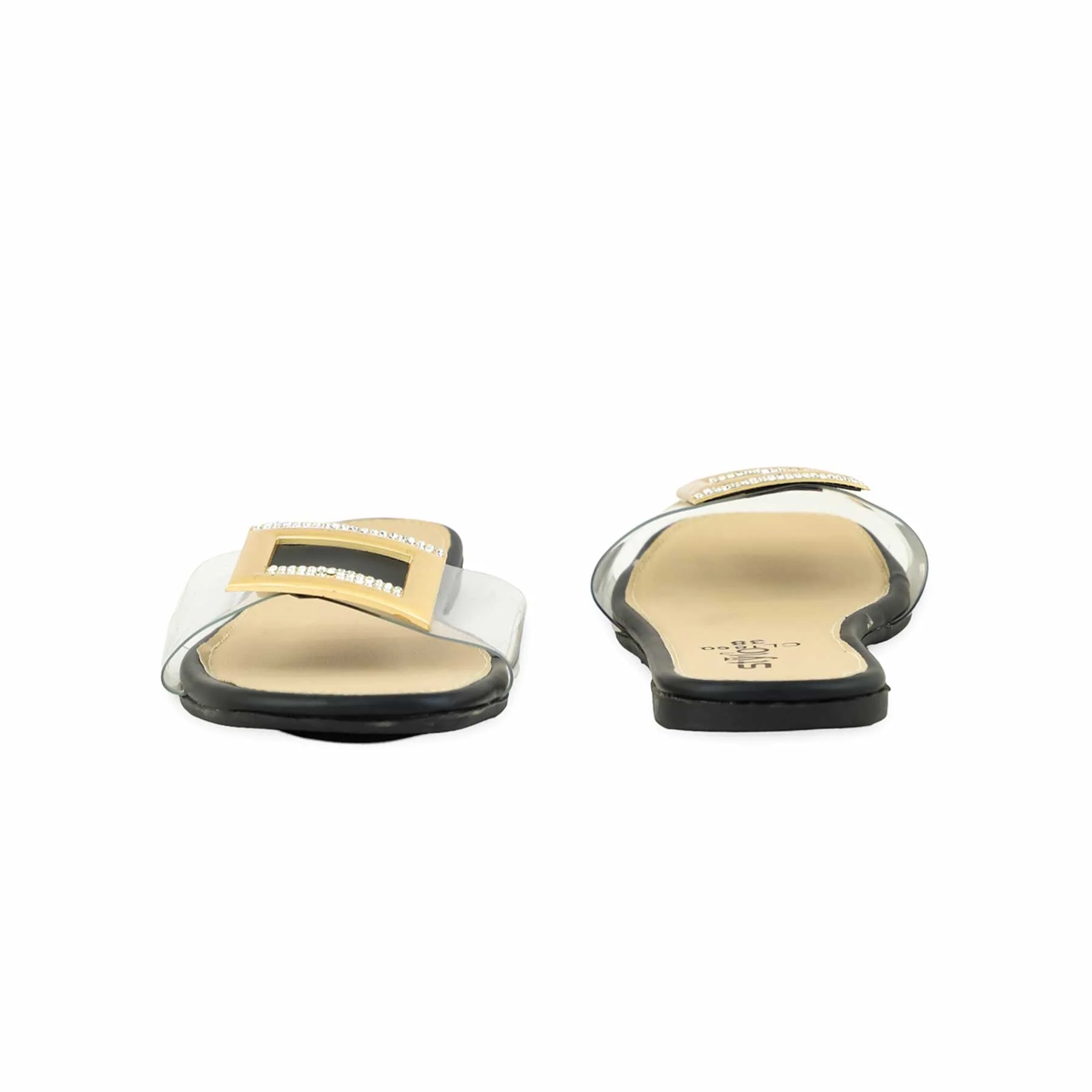 Black Casual Women Slipper CL1860 - Image 4