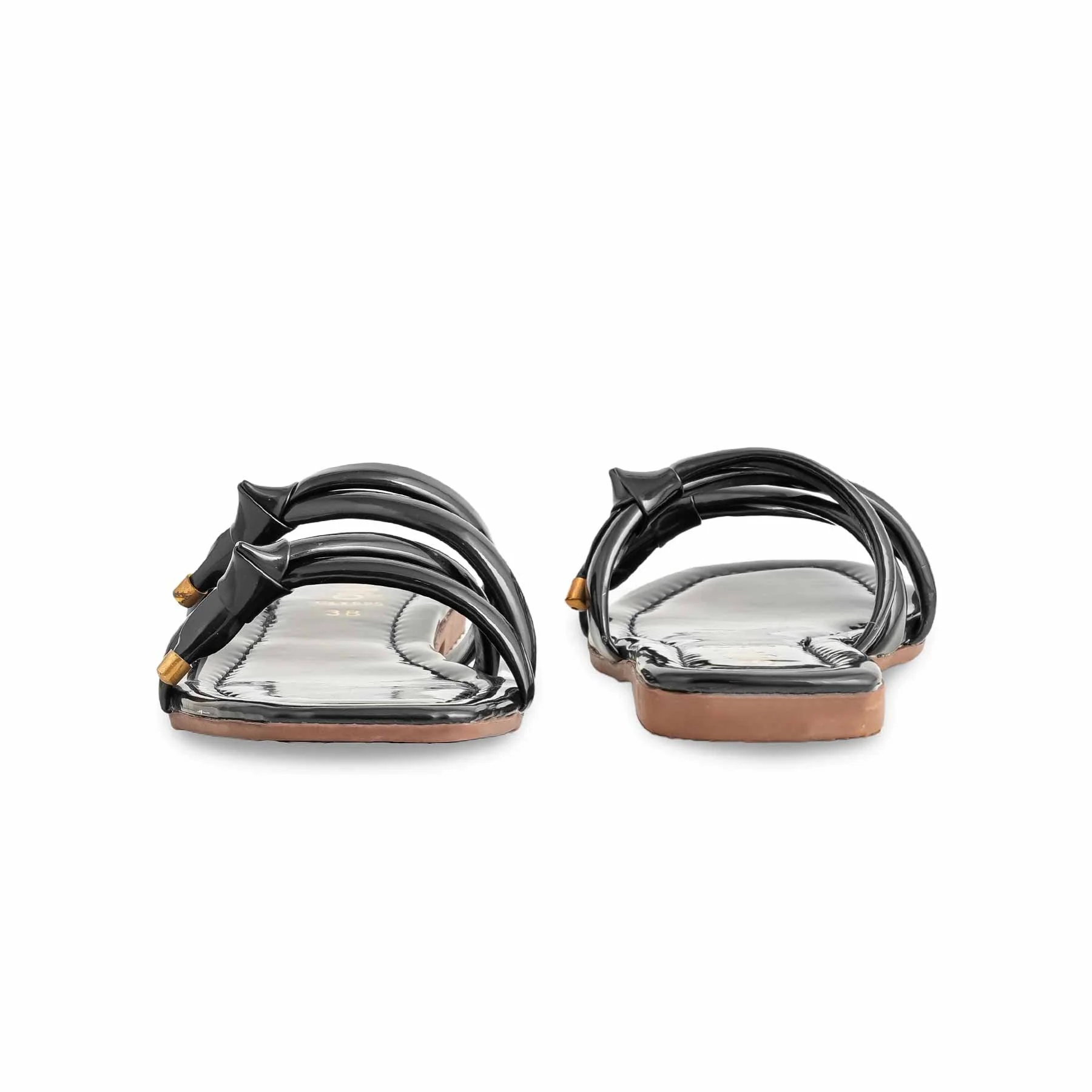 Black Casual Women Slipper CL1995 - Image 3