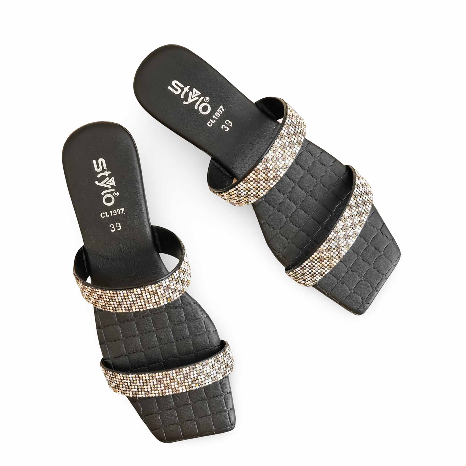 Black Casual Women Slipper CL1997 - Image 5