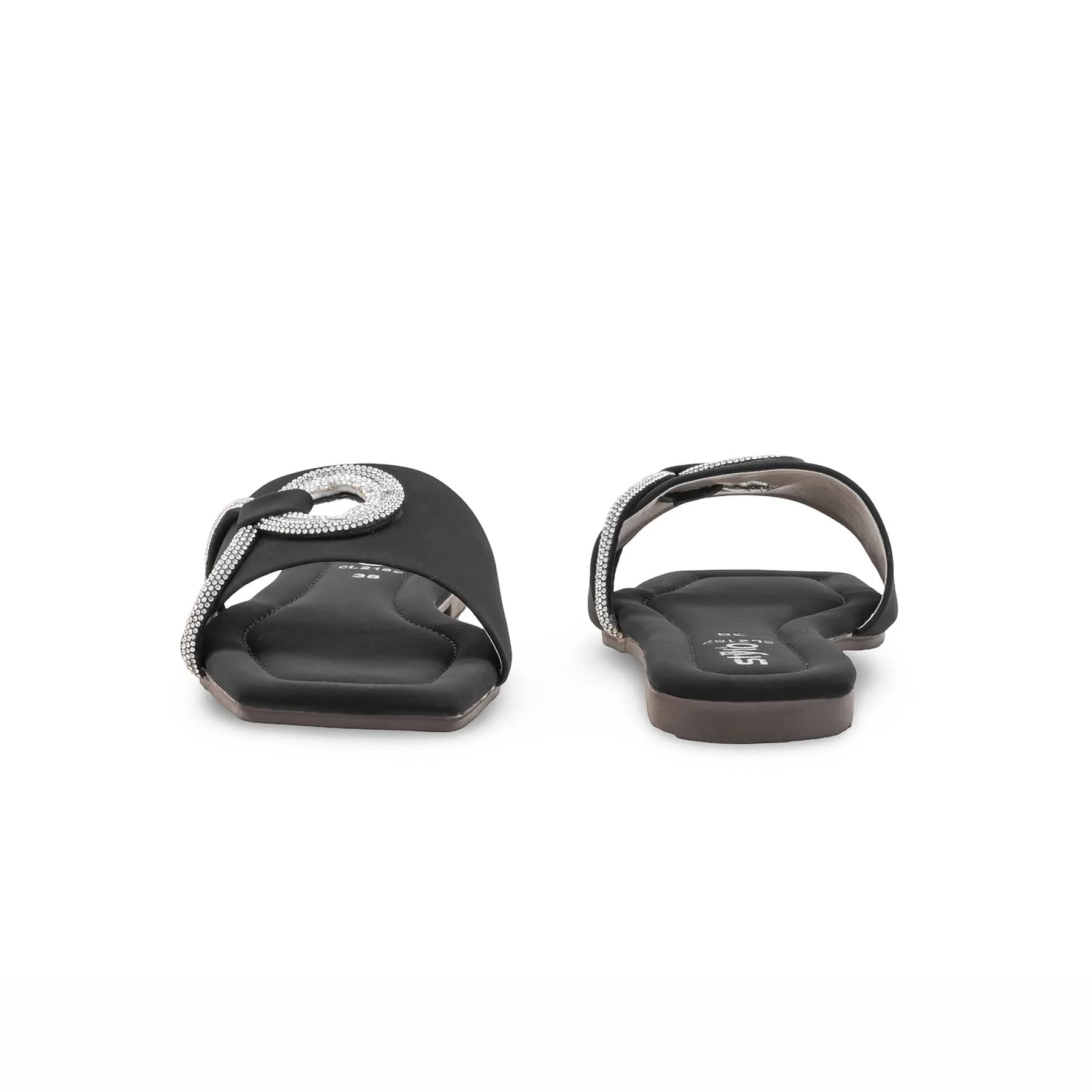 Black Casual Women Slipper CL2182 - Image 4