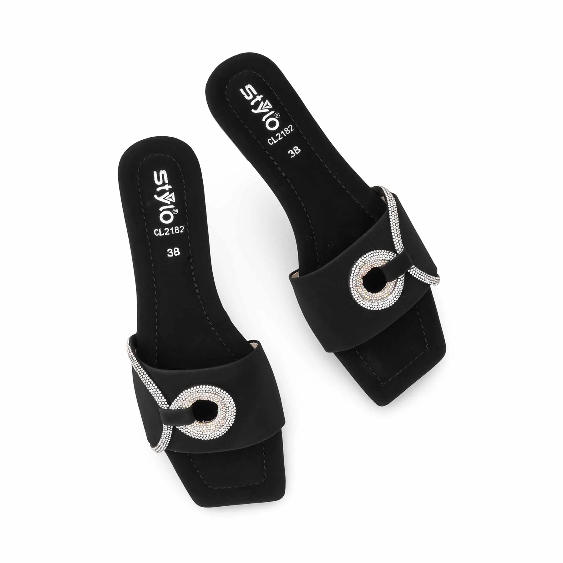 Black Casual Women Slipper CL2182 - Image 5