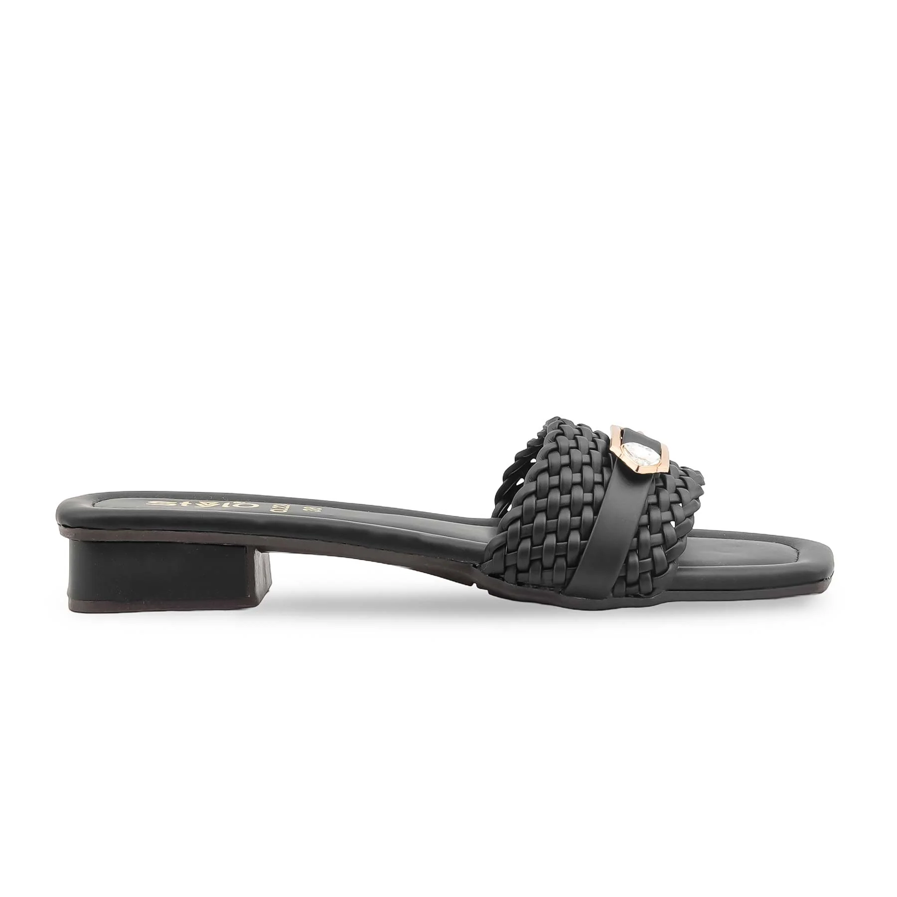 Black Casual Women Slipper CL2241 - Image 2