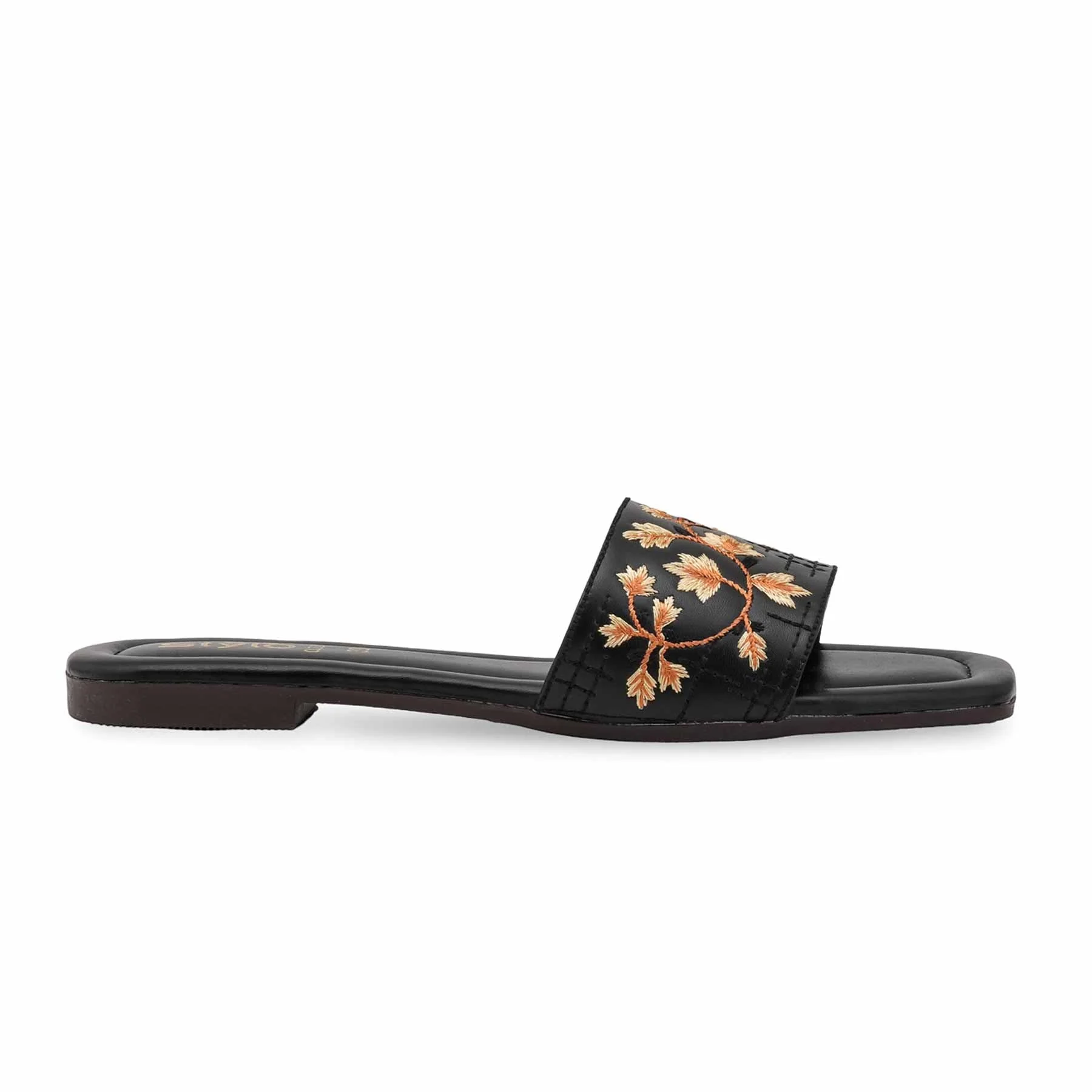 Black Casual Women Slipper CL2273 - Image 2