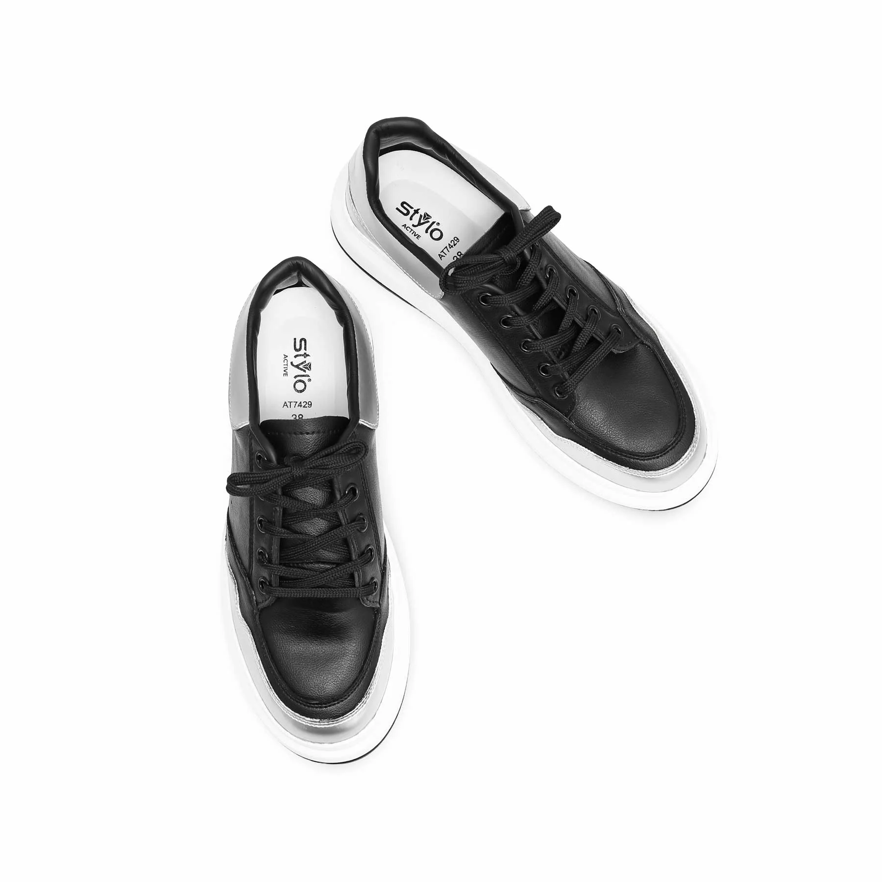 Black Casual Women Sneaker AT7429 - Image 5