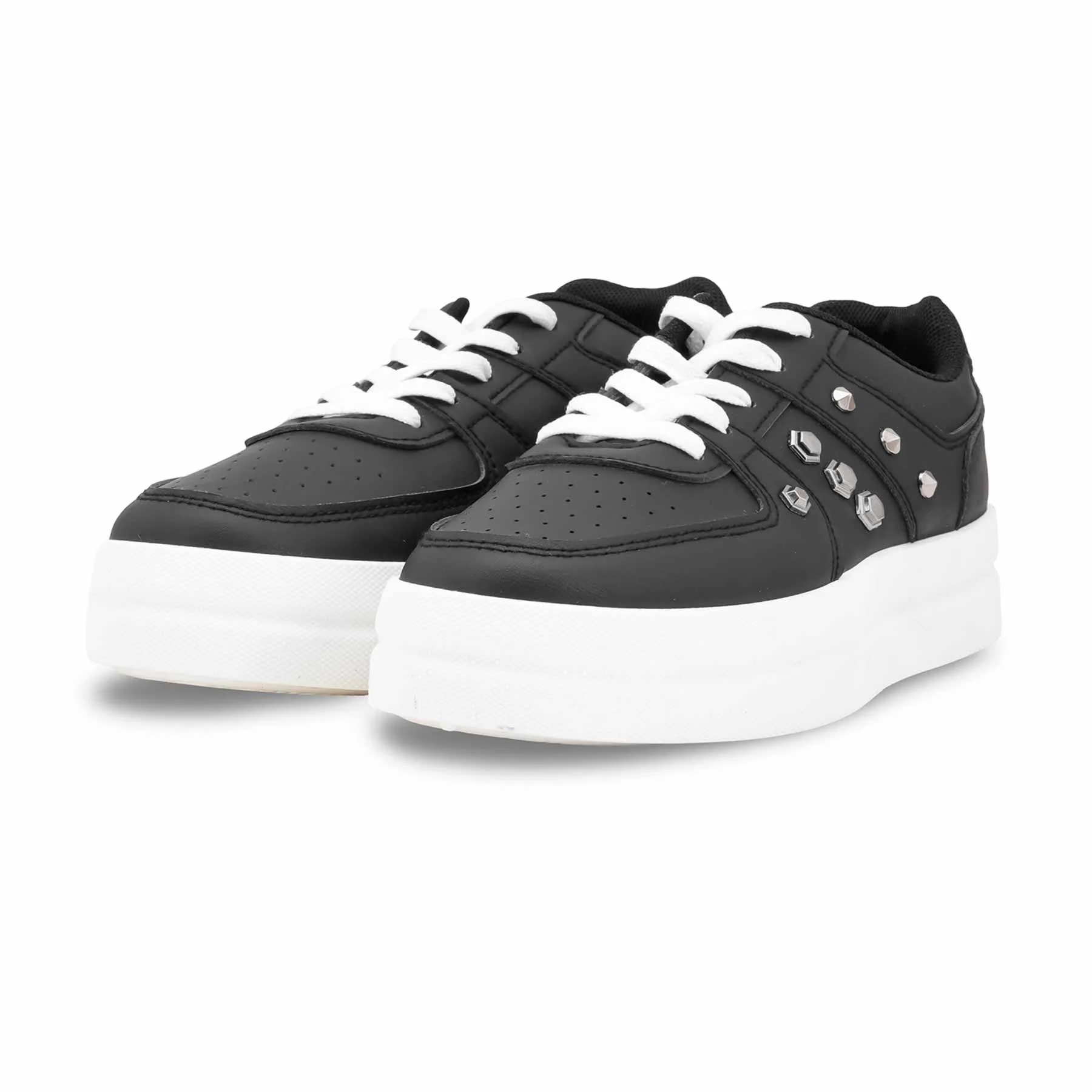 Black Causal Sneaker For Women AT7445 - Image 3
