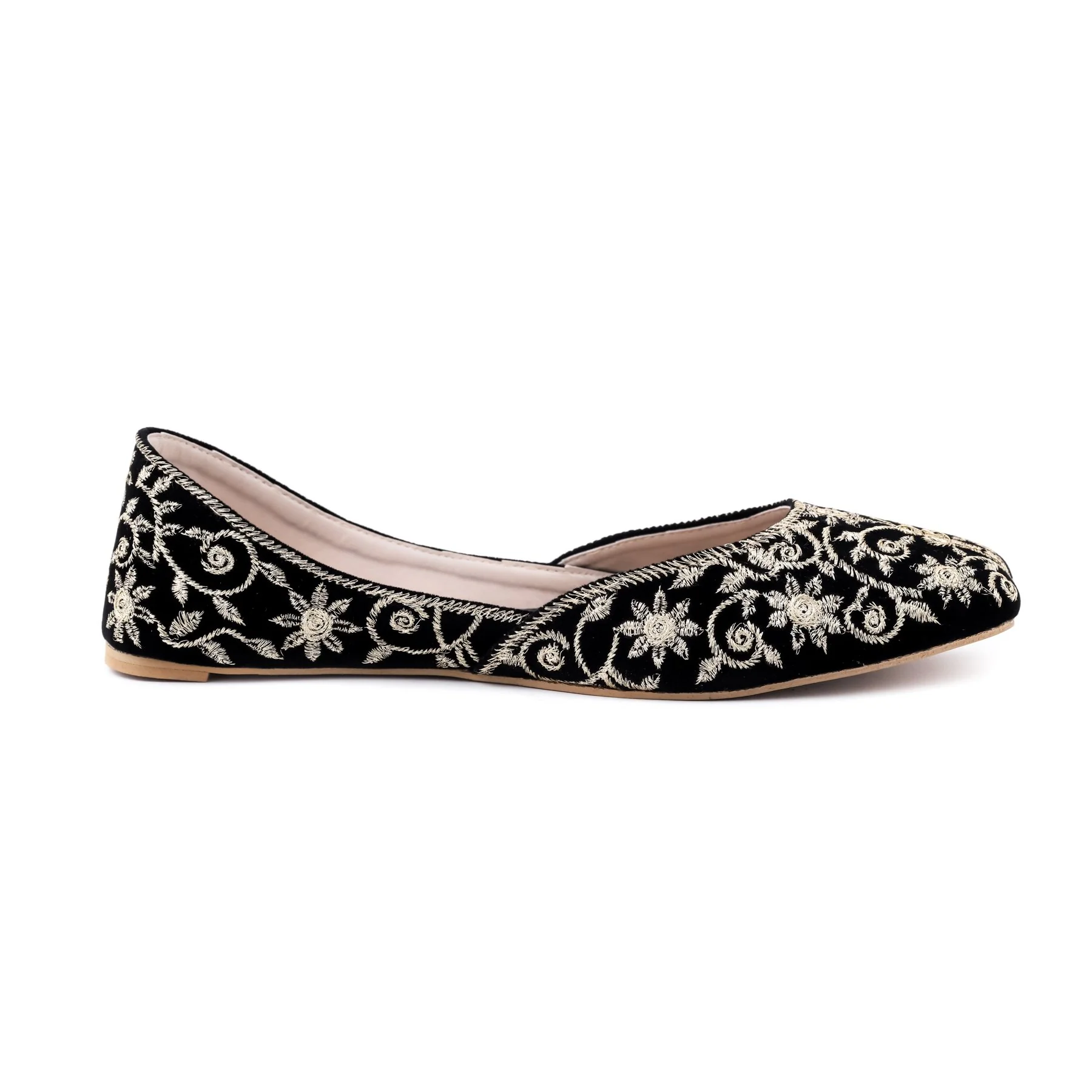 Black Color Ethnic Khusa EC7396 - Image 2