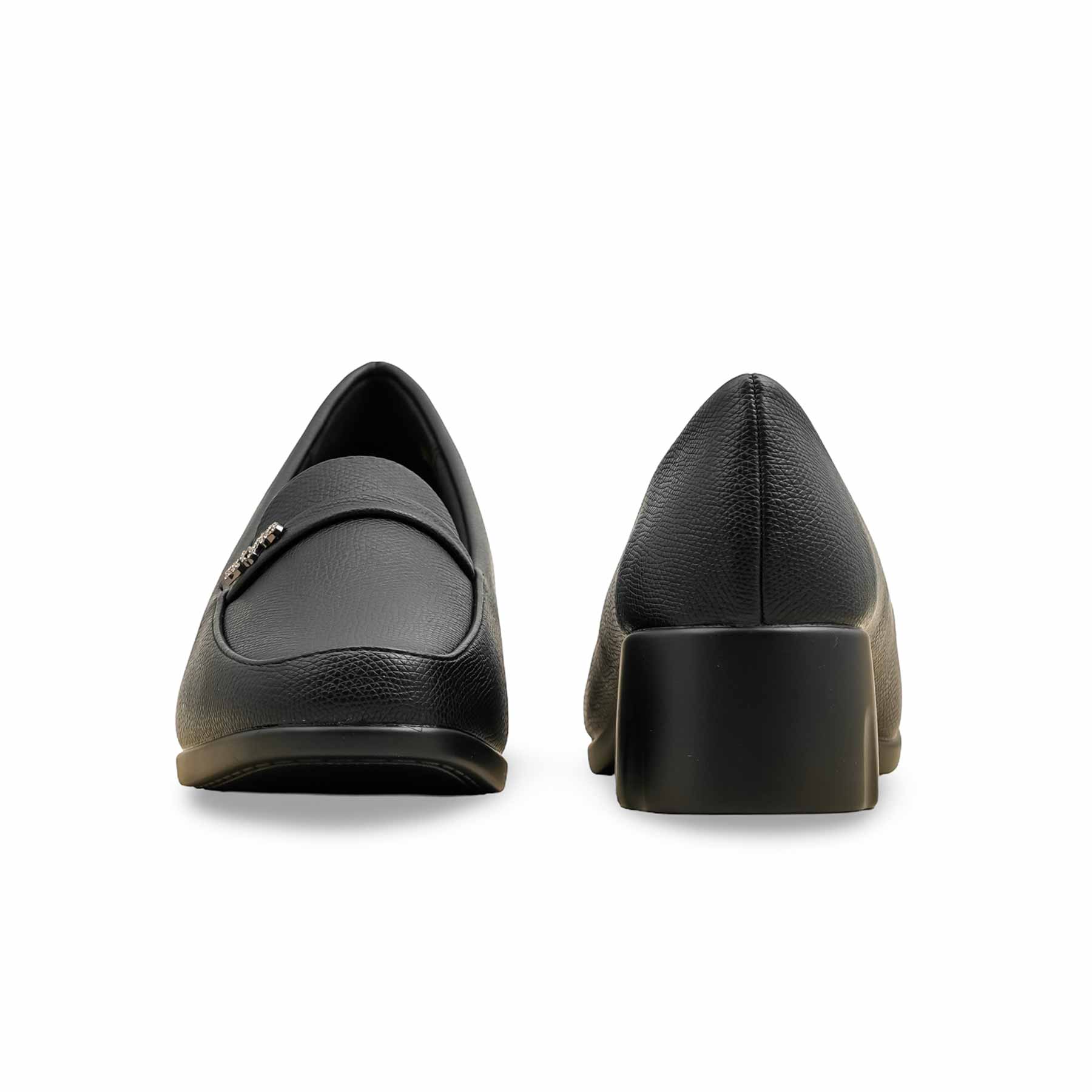 Black Court Shoes For Women WN7508 - Image 5