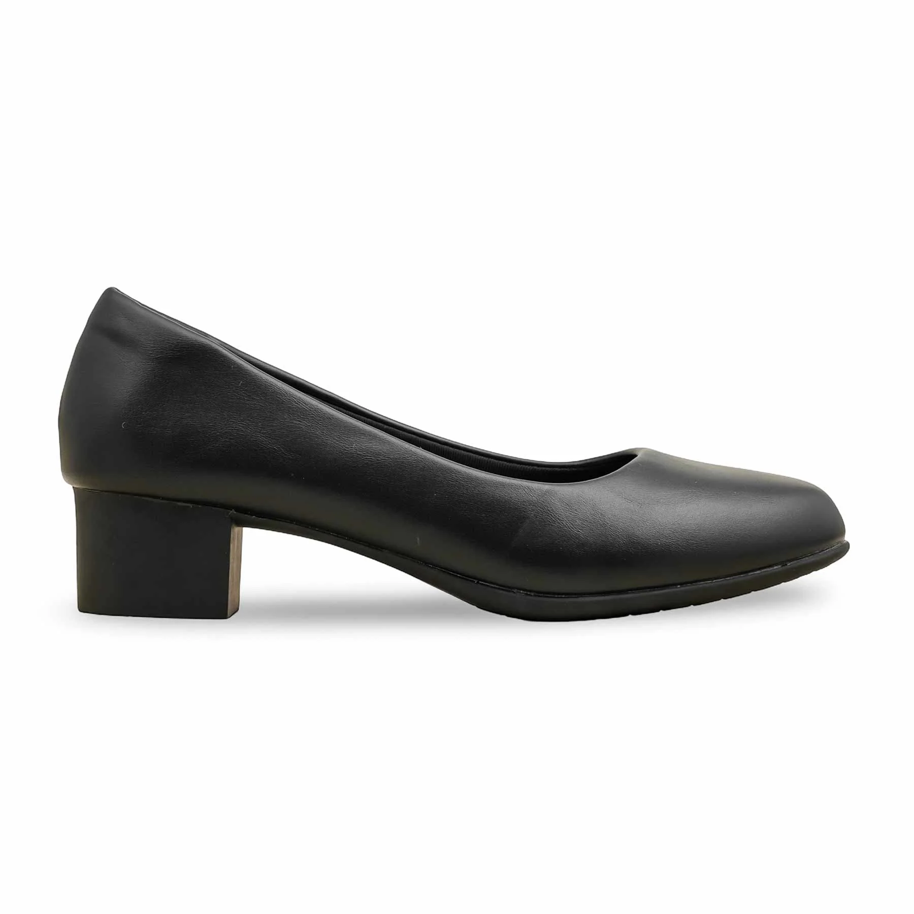 Black Court Shoes For Women WN7509 - Image 2
