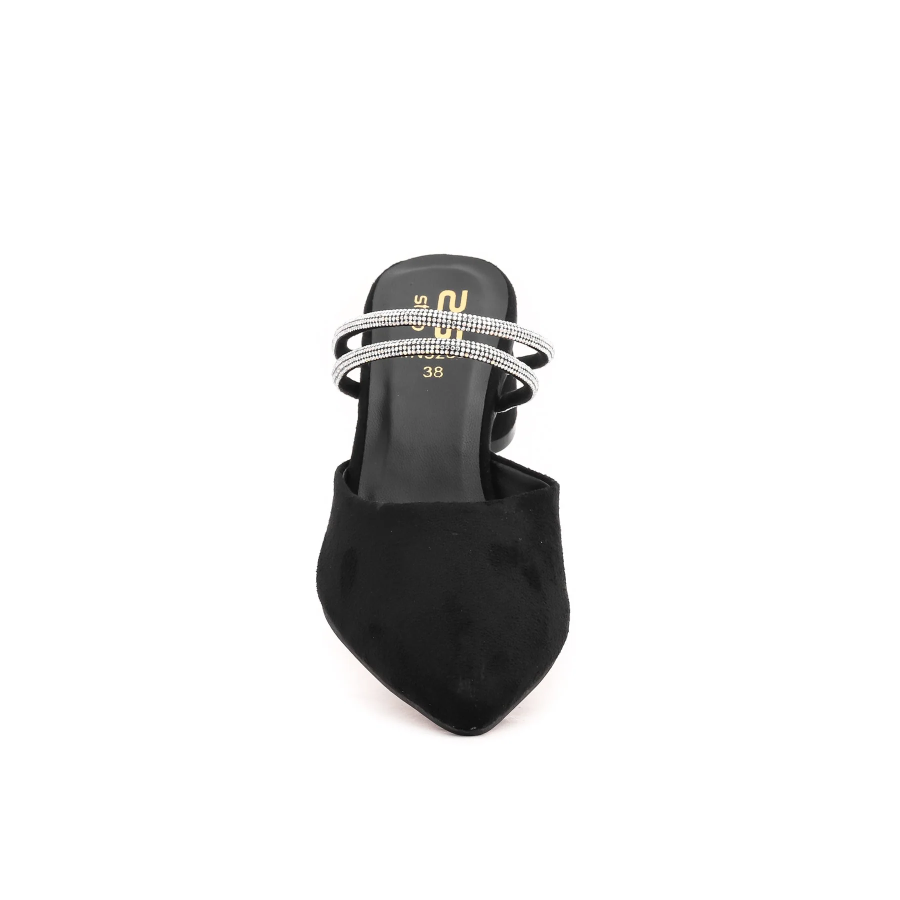 Black Court Shoes WN5286 - Image 3