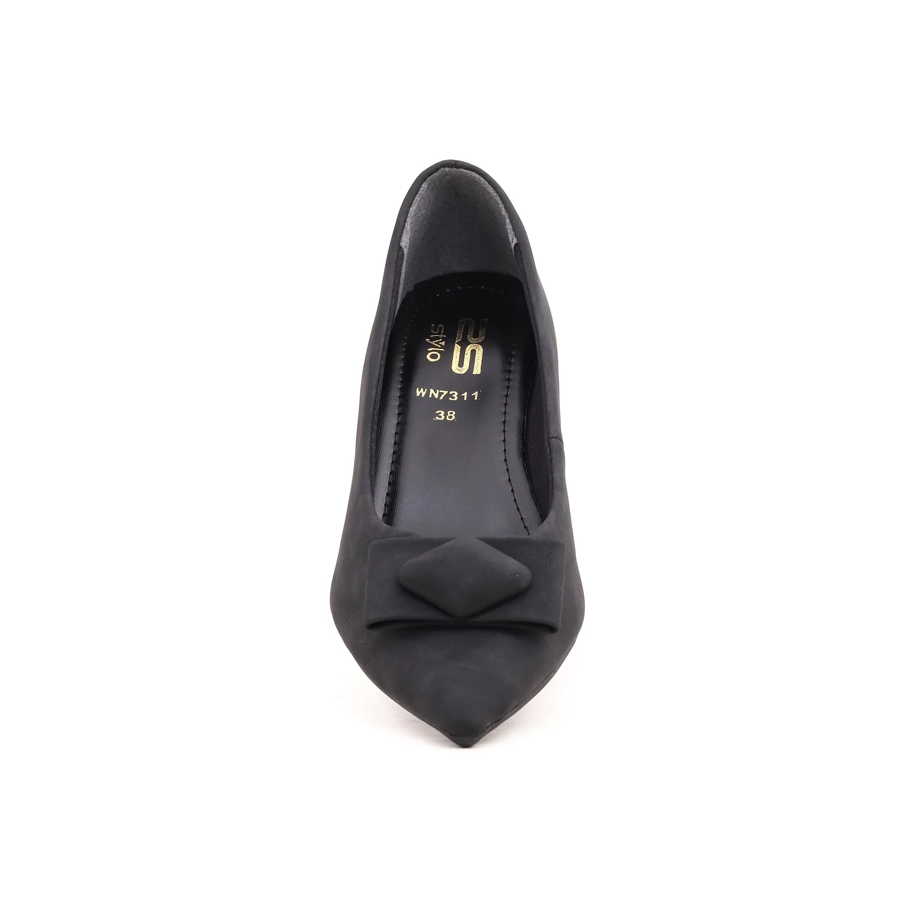 Black Court Shoes WN7311 - Image 3