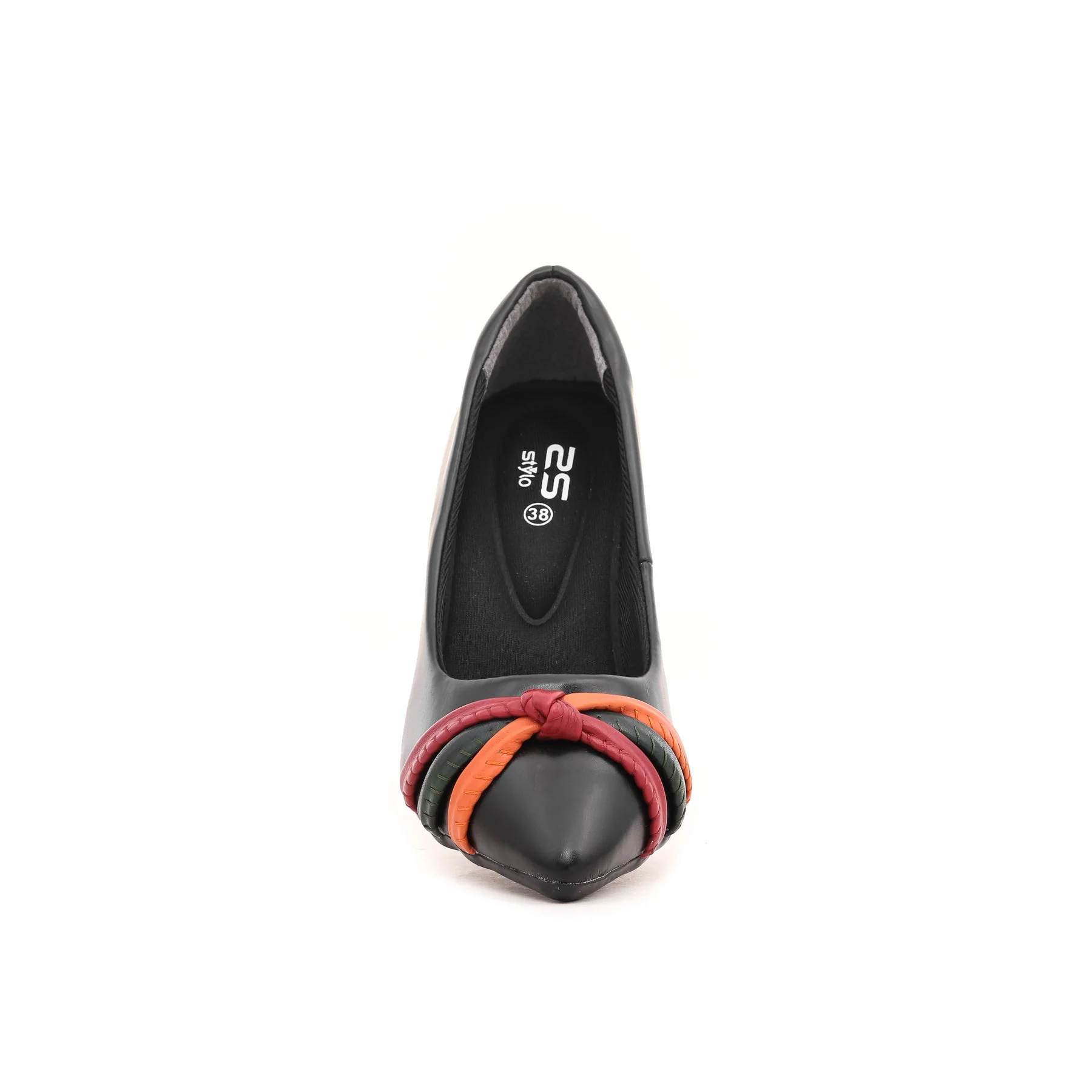 Black Court Shoes WN7319 - Image 4